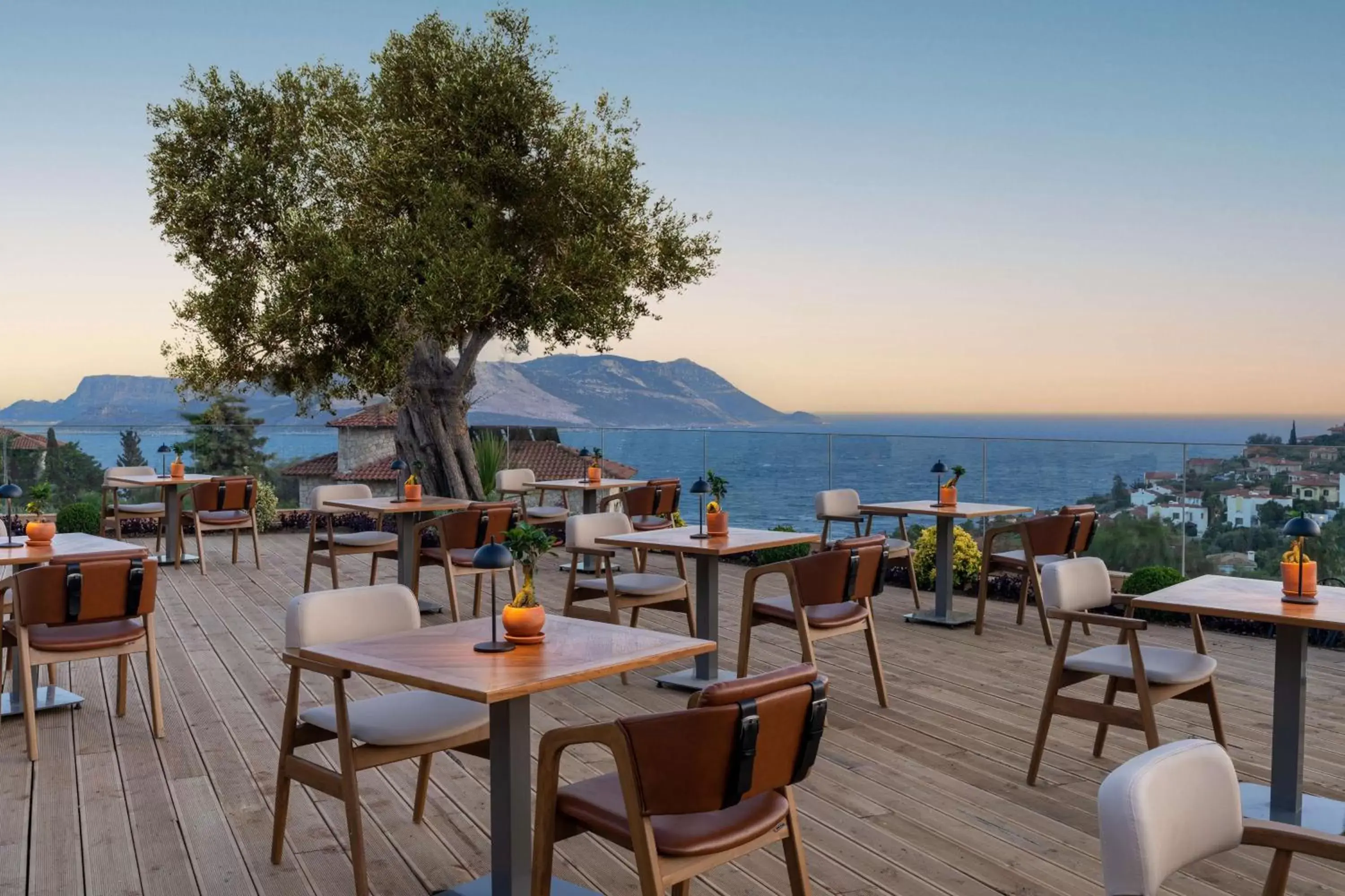 Balcony/Terrace, Restaurant/Places to Eat in Radisson Blu Hotel, Kas