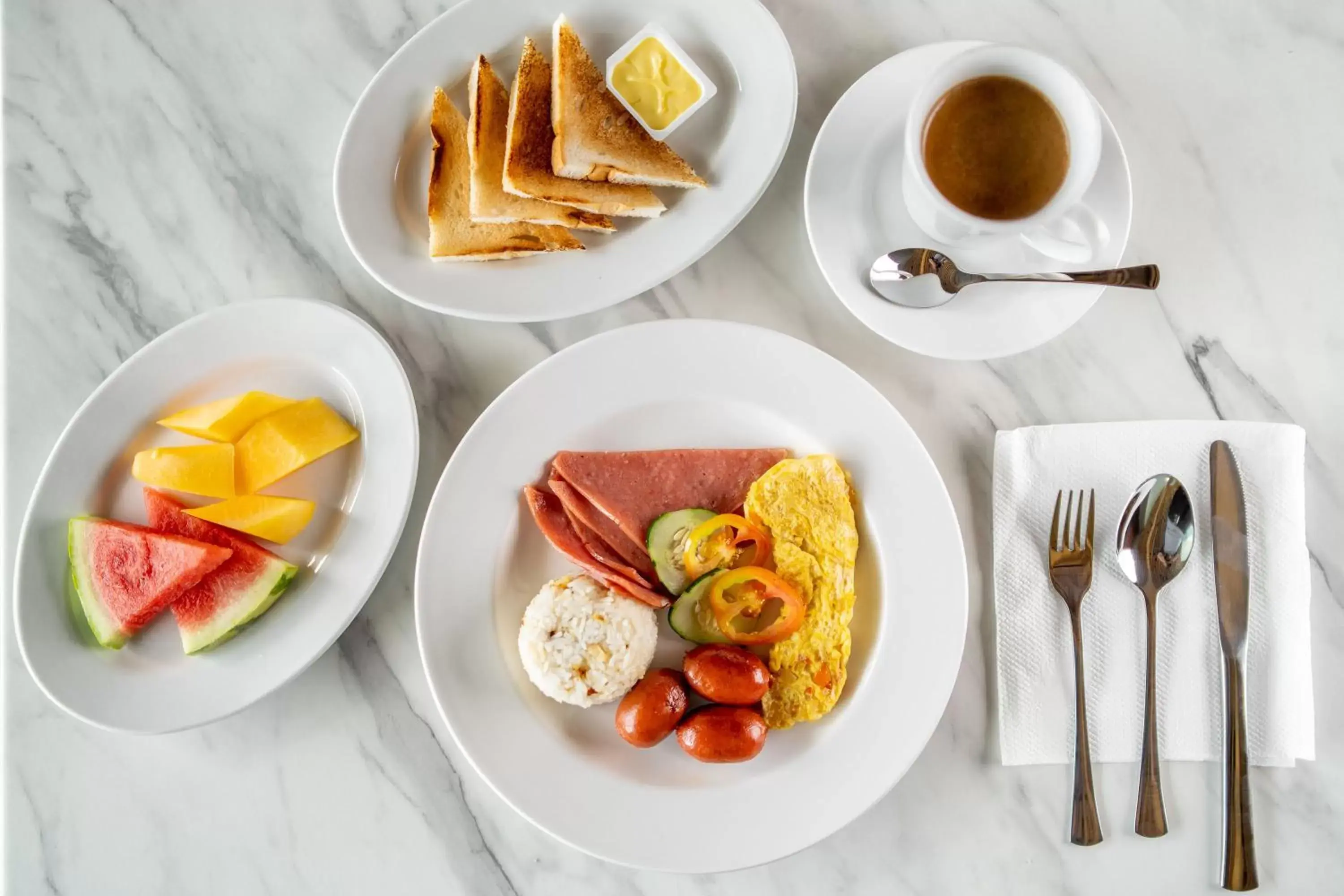 Breakfast in Felicity Island Hotel