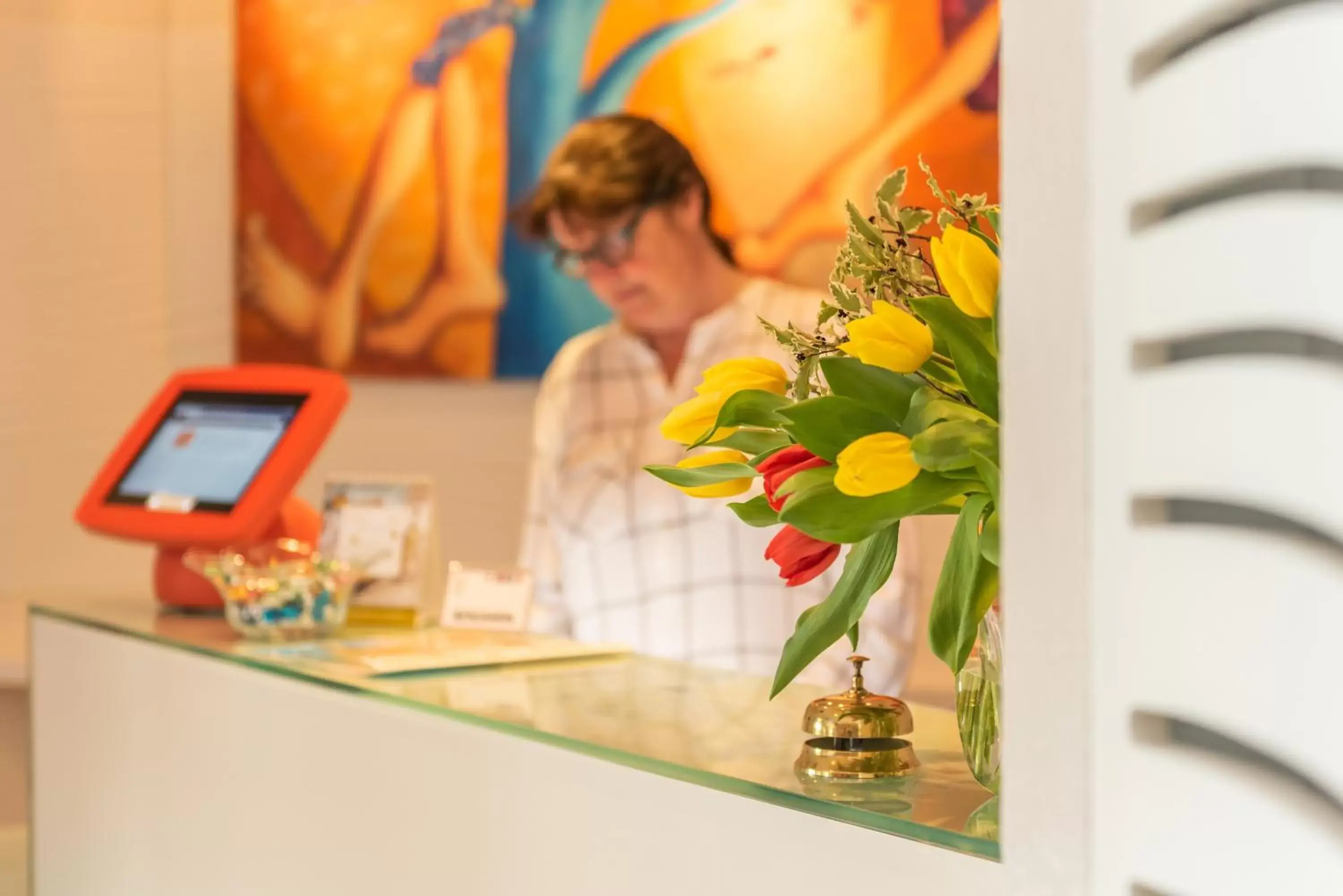 Lobby or reception in Hotel Continental Saint Raphael