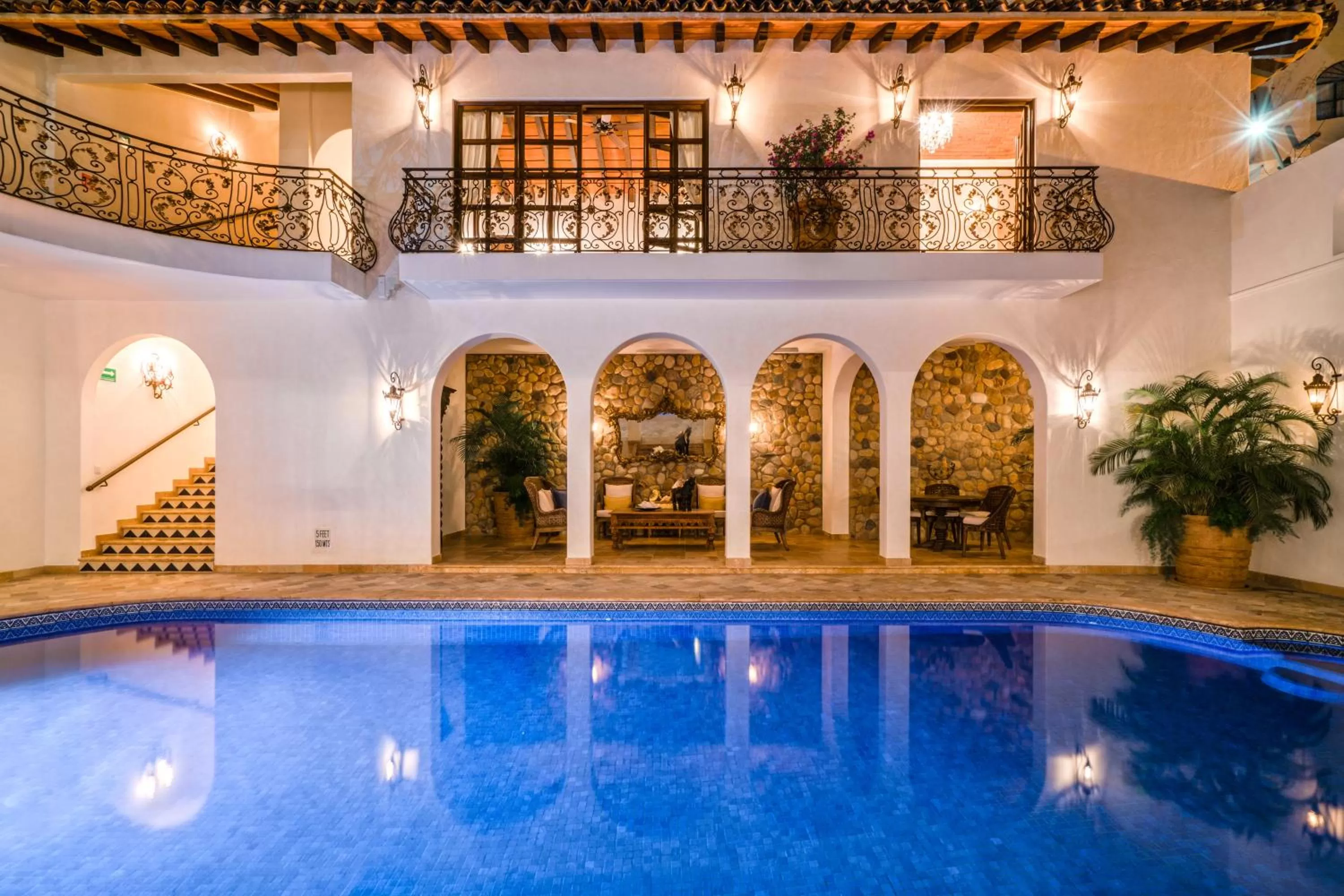 Pool view in Casa Kimberly Boutique Hotel