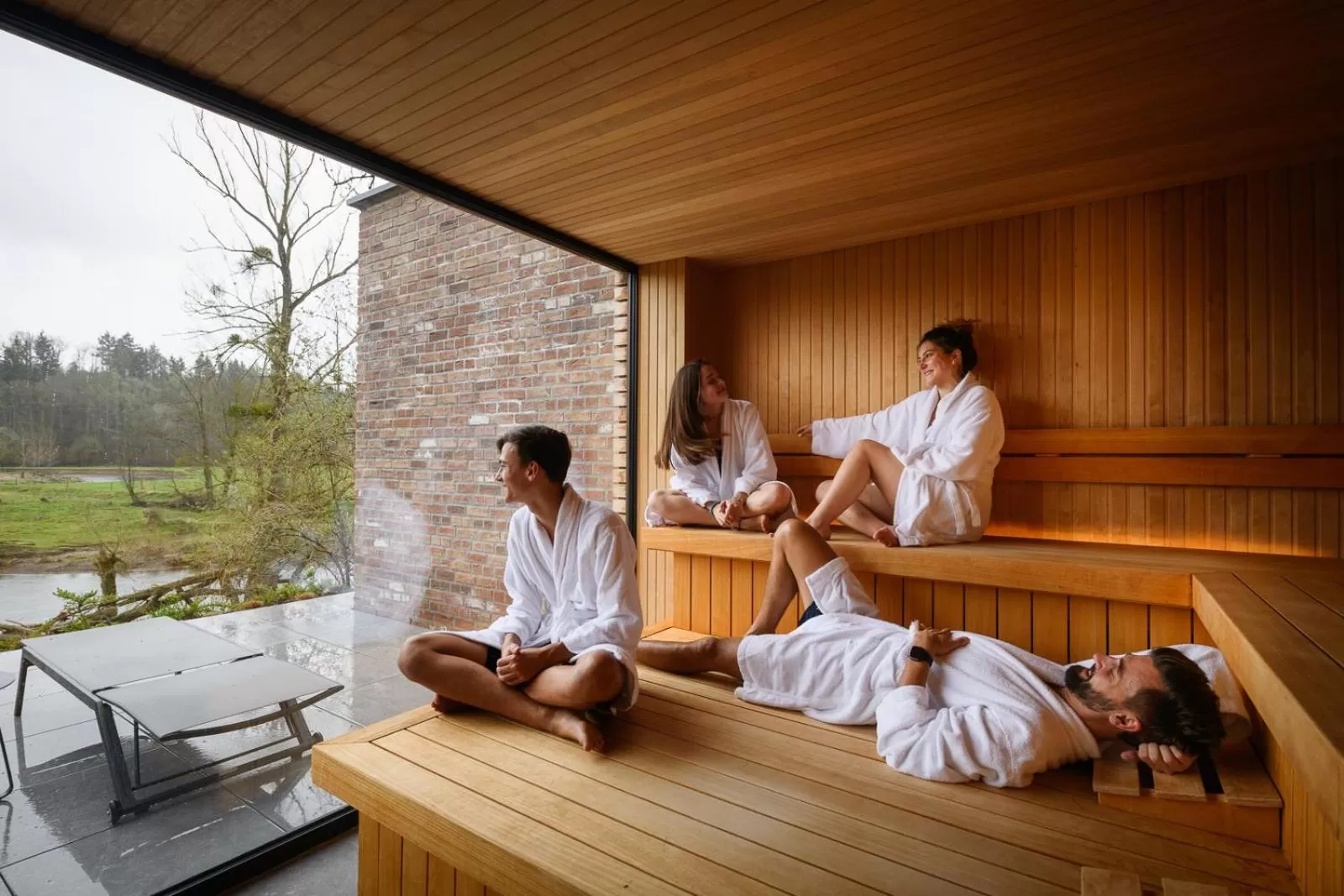 Natural landscape in Château de Vignée