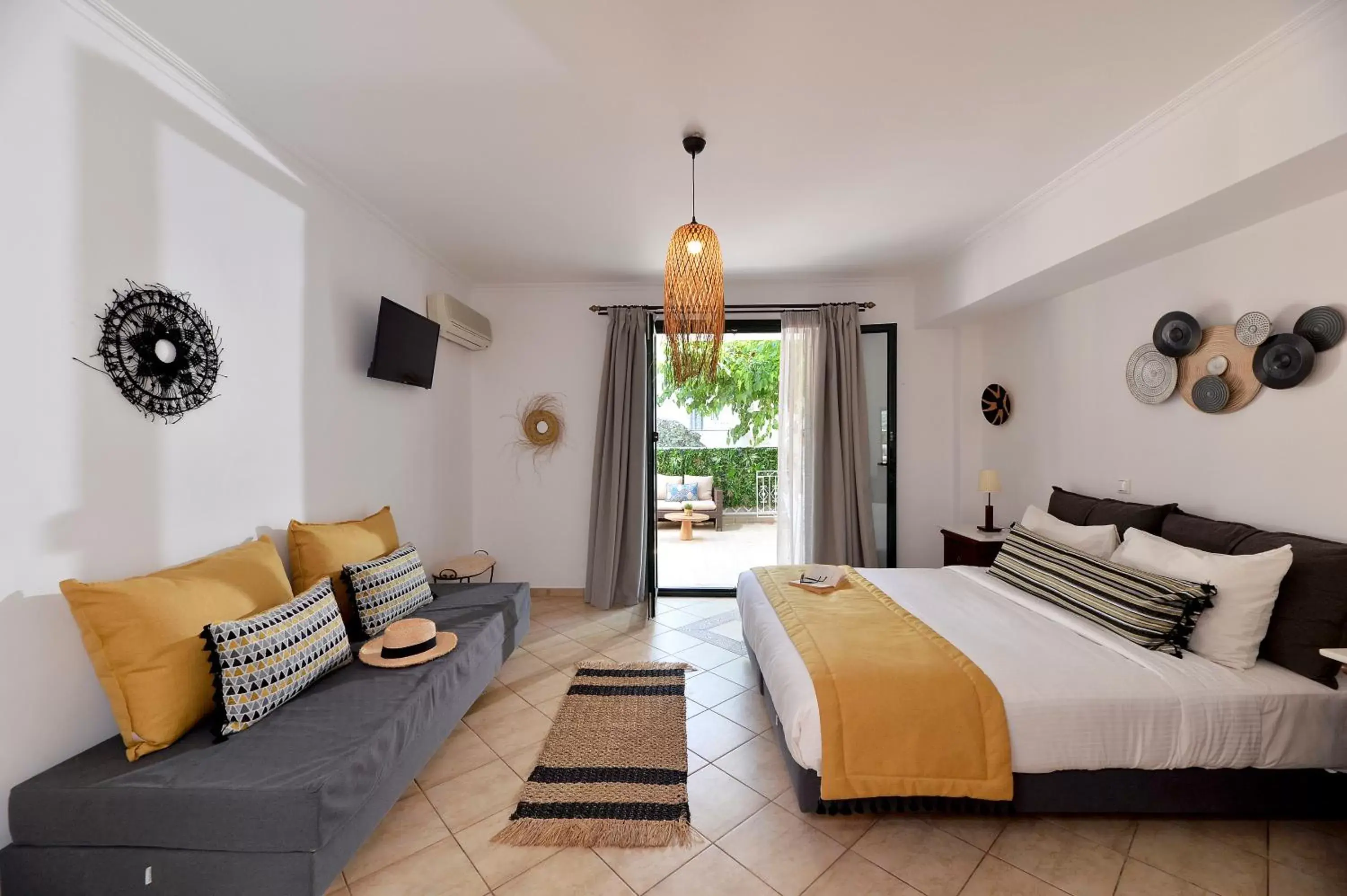 Bedroom in Aktaion Beach Boutique Hotel & Spa