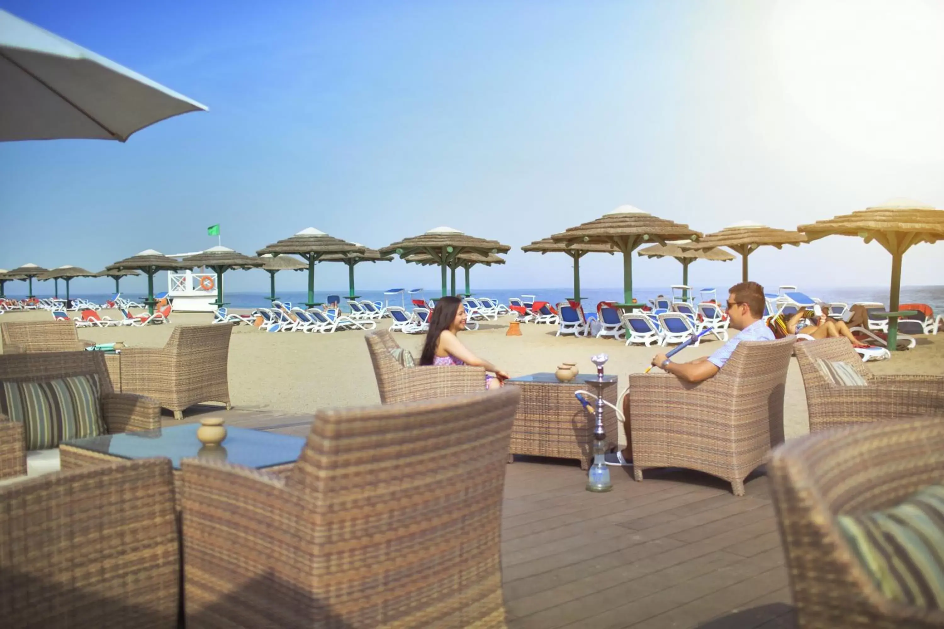 Restaurant/places to eat, Beach in Fujairah Rotana Resort & Spa - Al Aqah Beach