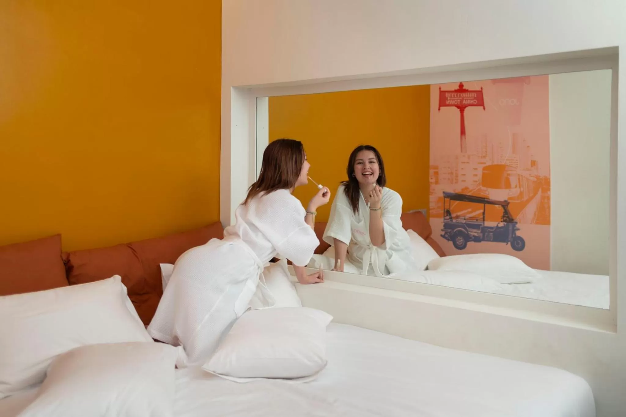 Bed in Jono Bangkok Asok Hotel