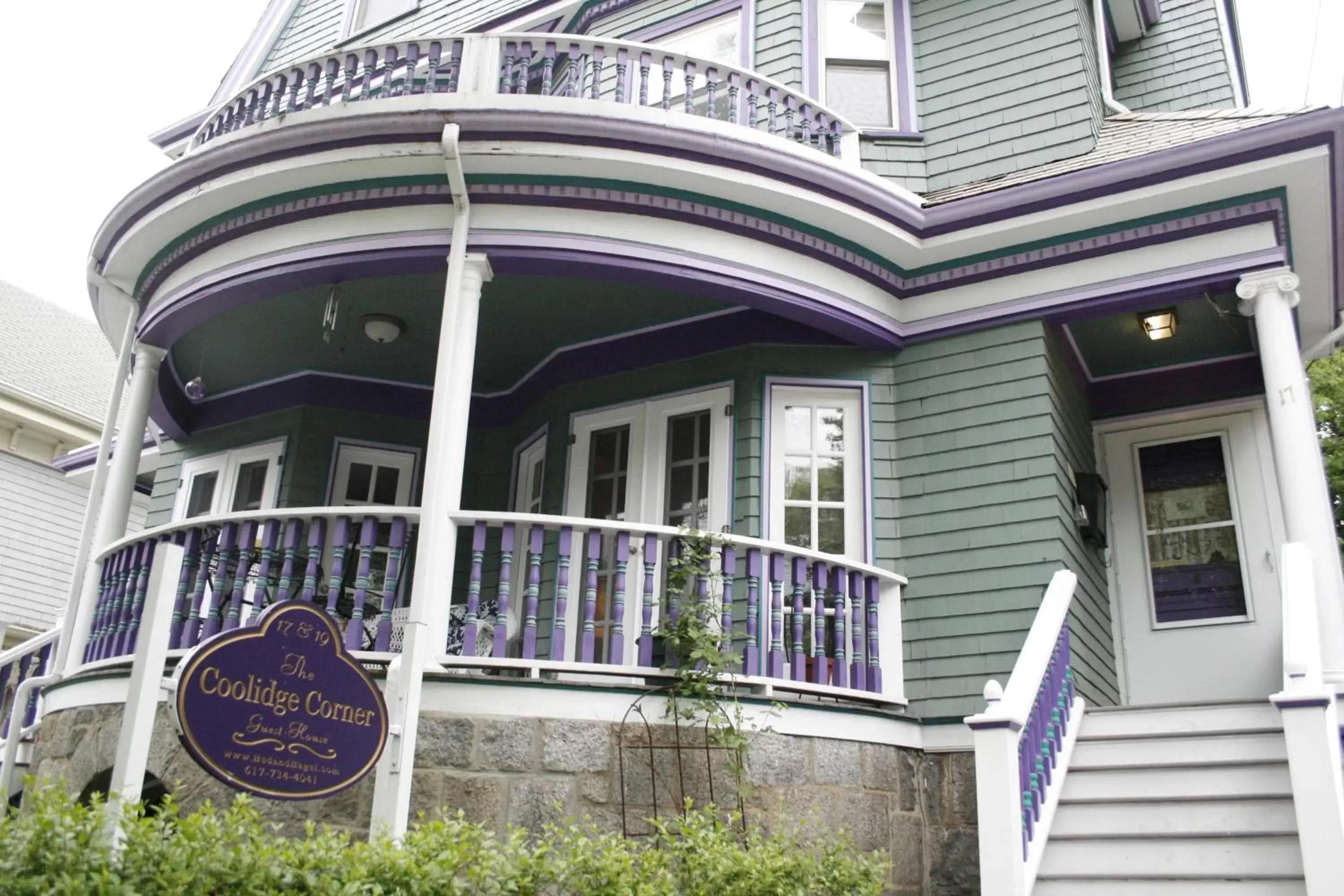 Property Building in The Coolidge Corner Guest House: A Brookline Bed and Breakfast