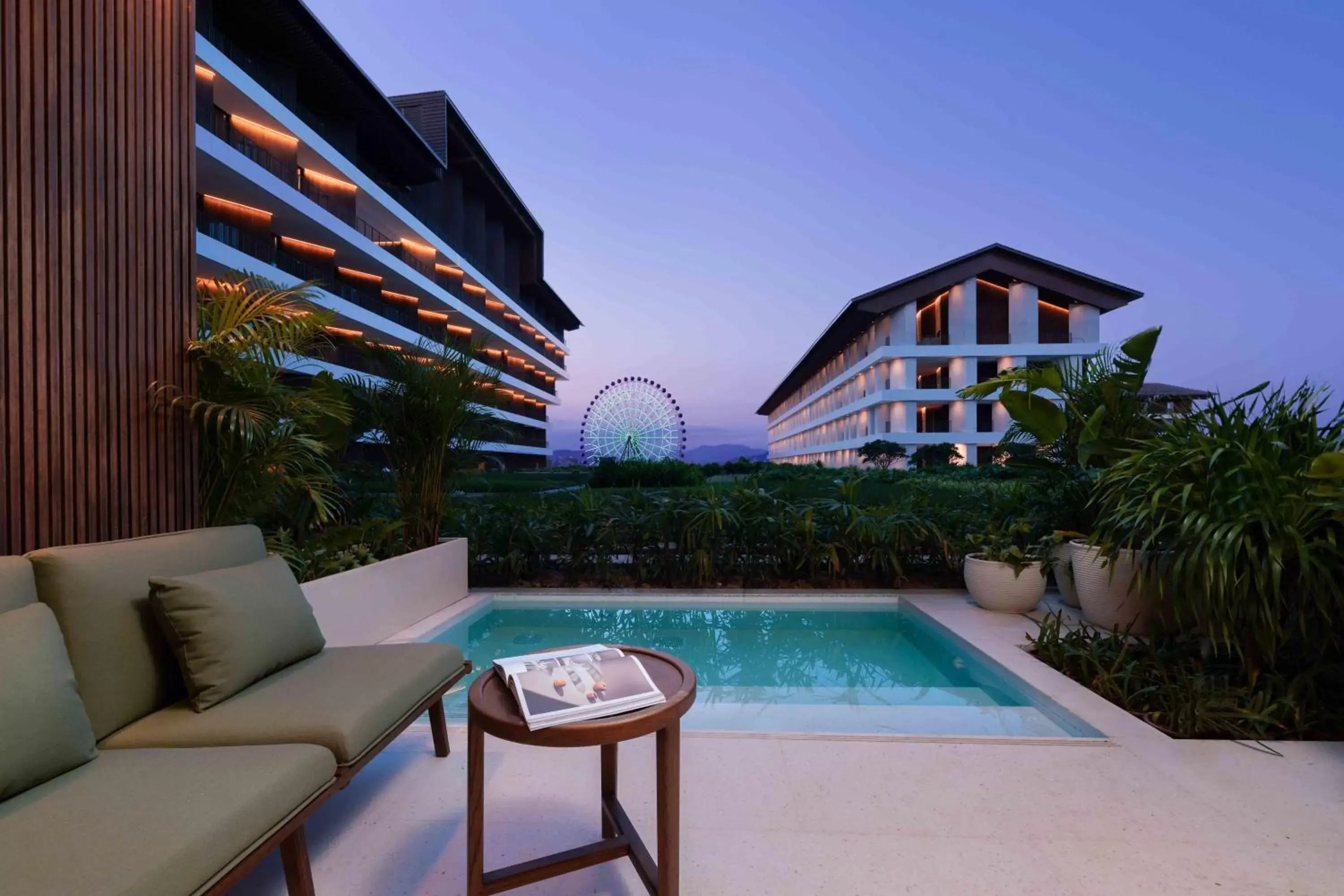 Balcony/Terrace, Swimming Pool in The Taikang Sanya, a Tribute Portfolio Resort