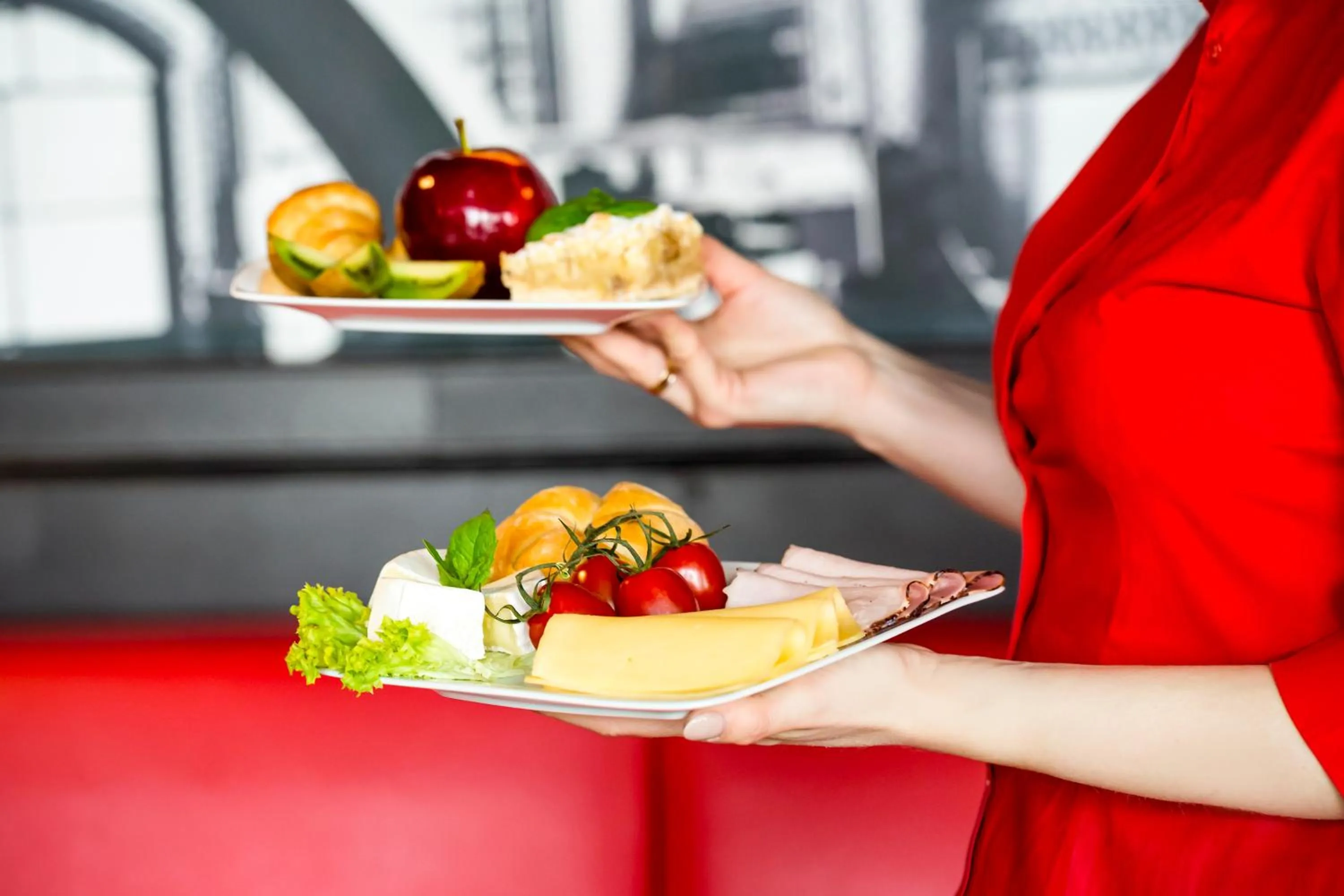 Food close-up in Ibis Madrid Aeropuerto Barajas