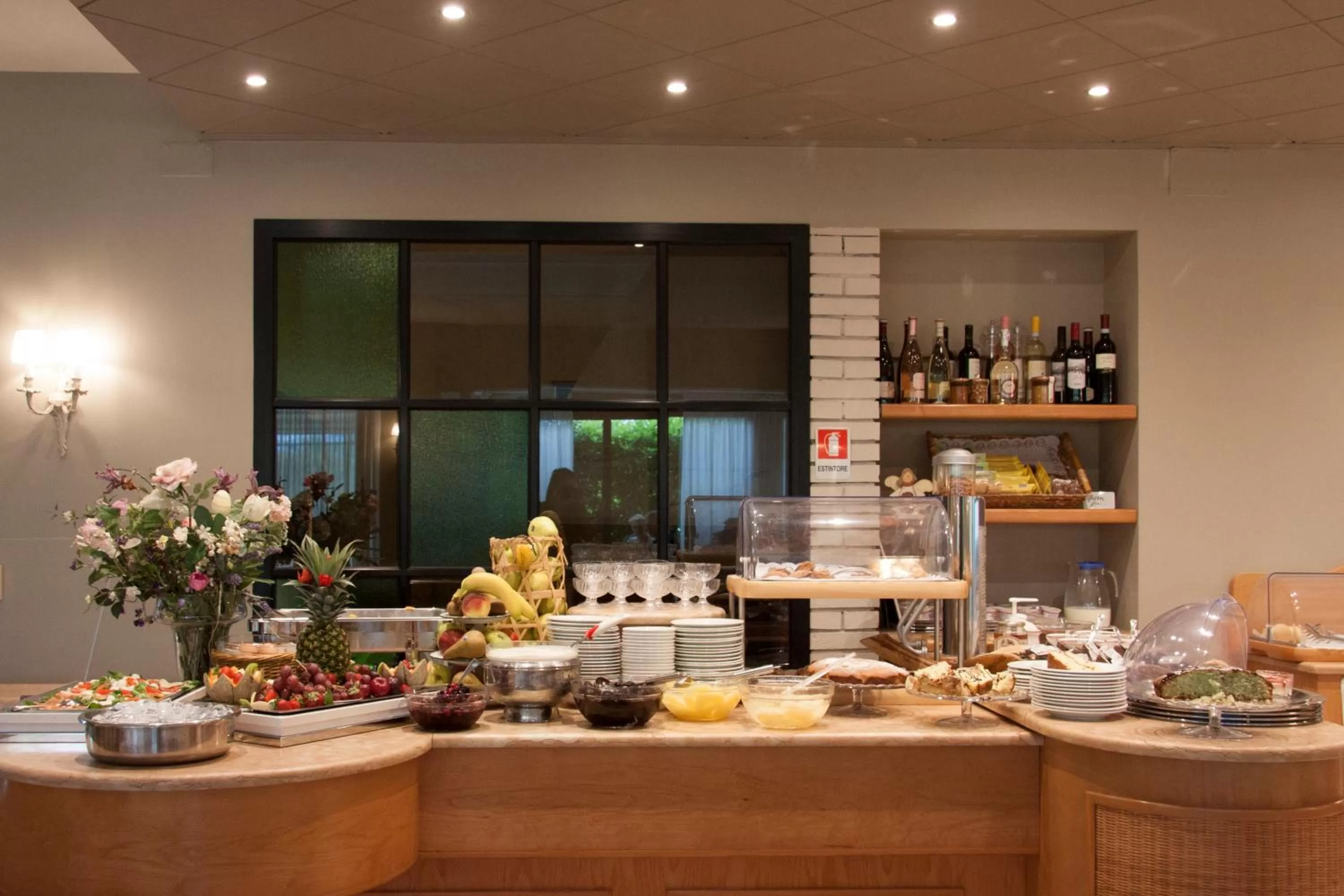 Buffet breakfast in Hotel Berta