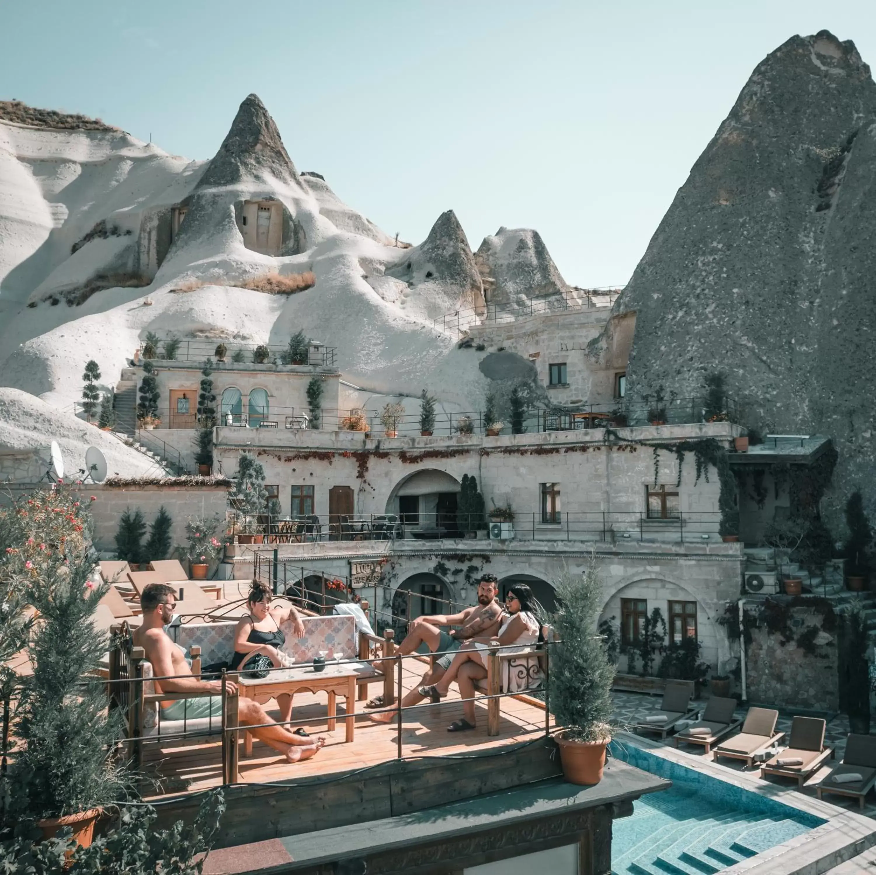 Property building in Local Cave House Hotel