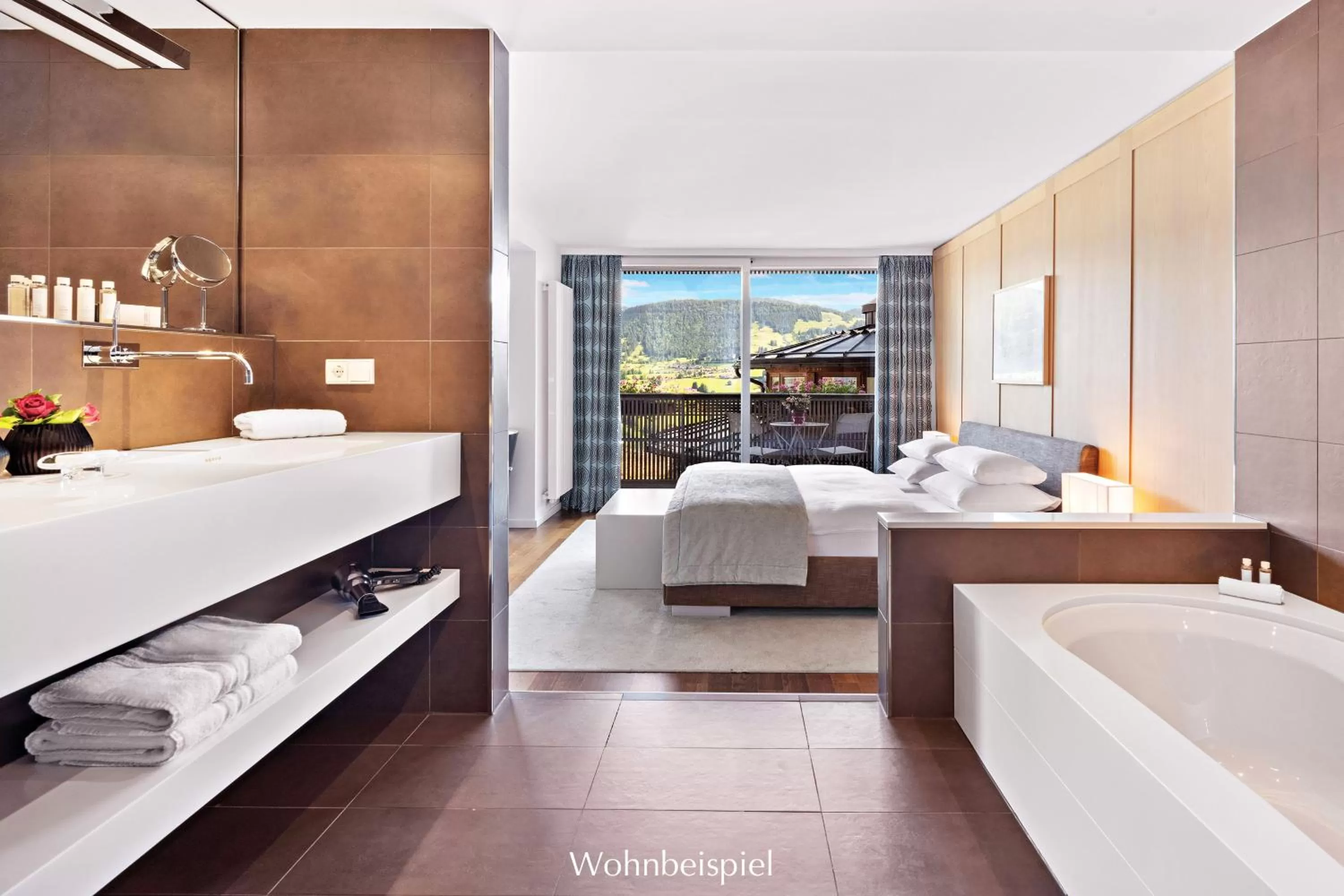 Bathroom, Bed in Allgäu Sonne