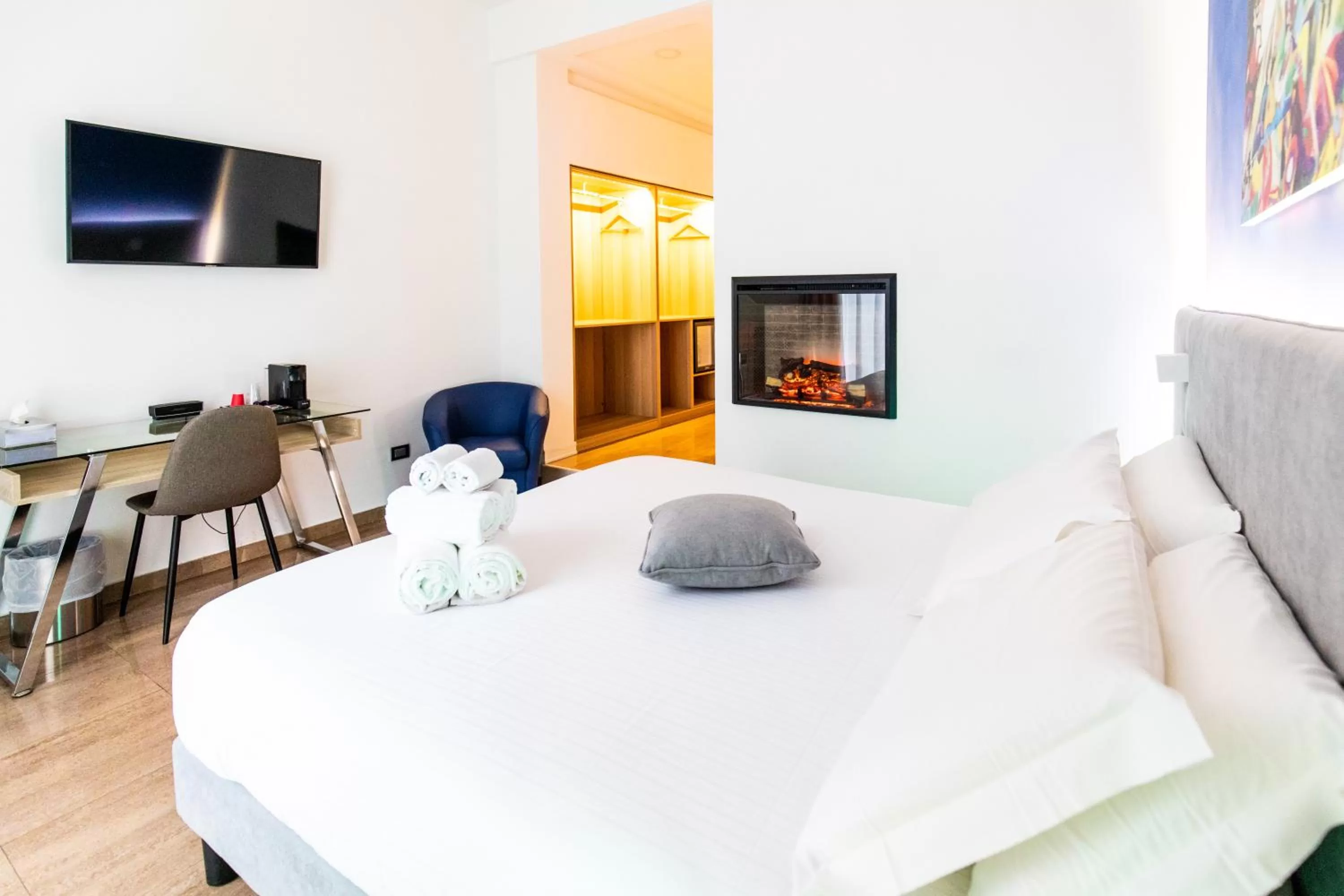 Bed in Sanfelice 33 Luxury Suites