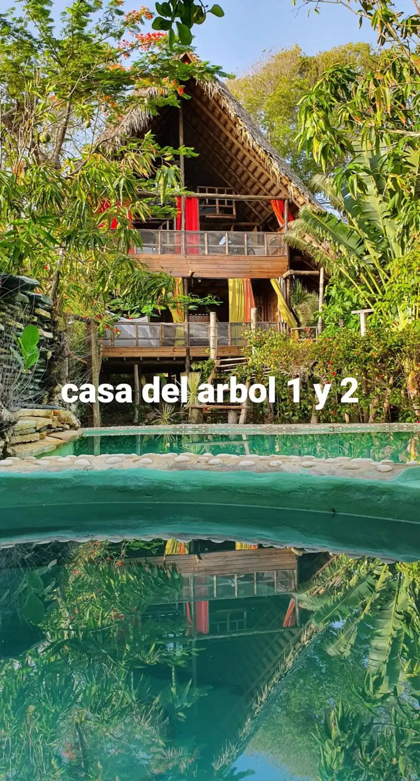 Swimming Pool in Cabarete Maravilla Eco Lodge Boutique Beach Surf & Kite