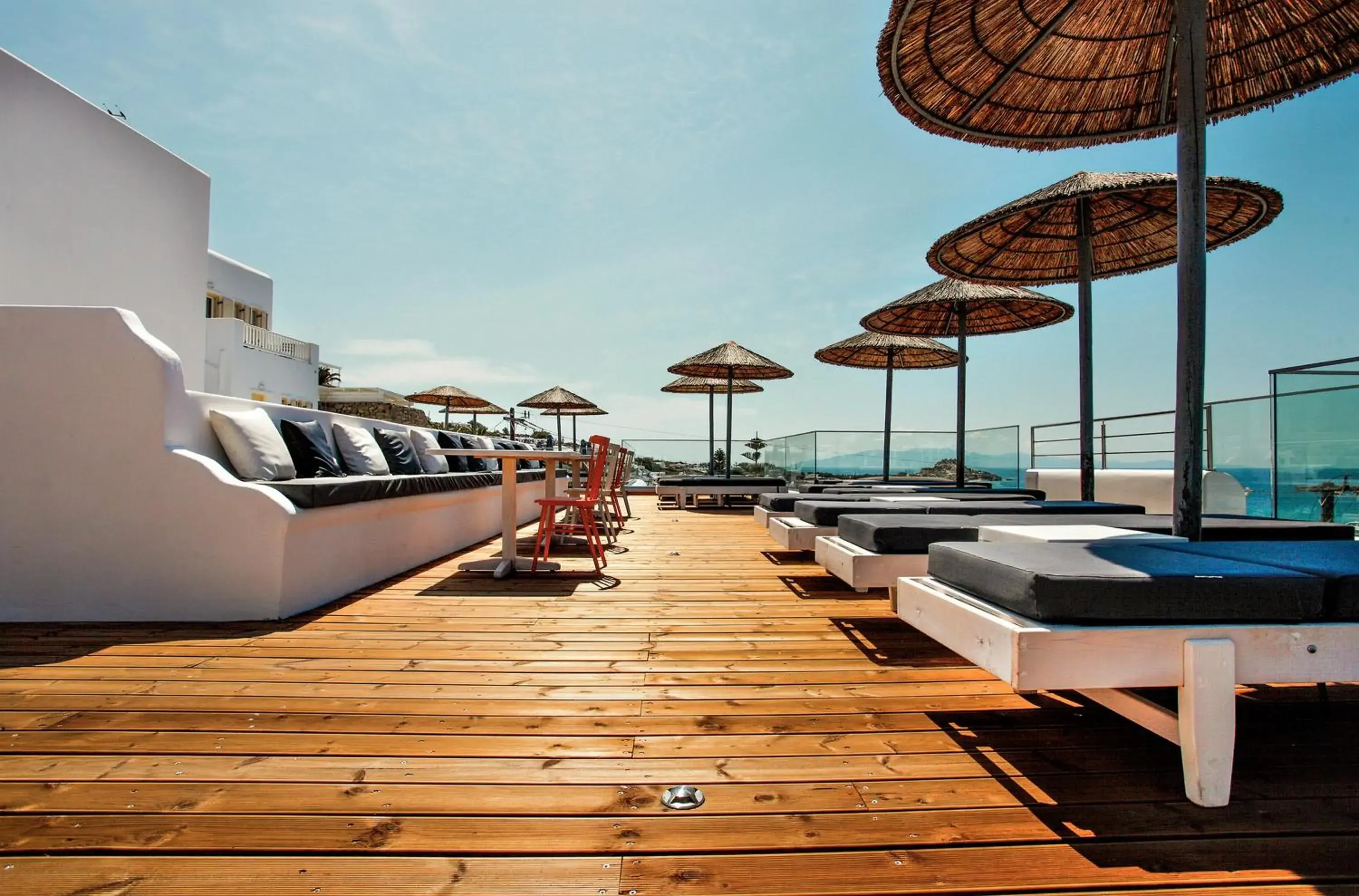 Balcony/Terrace in The George Hotel Mykonos