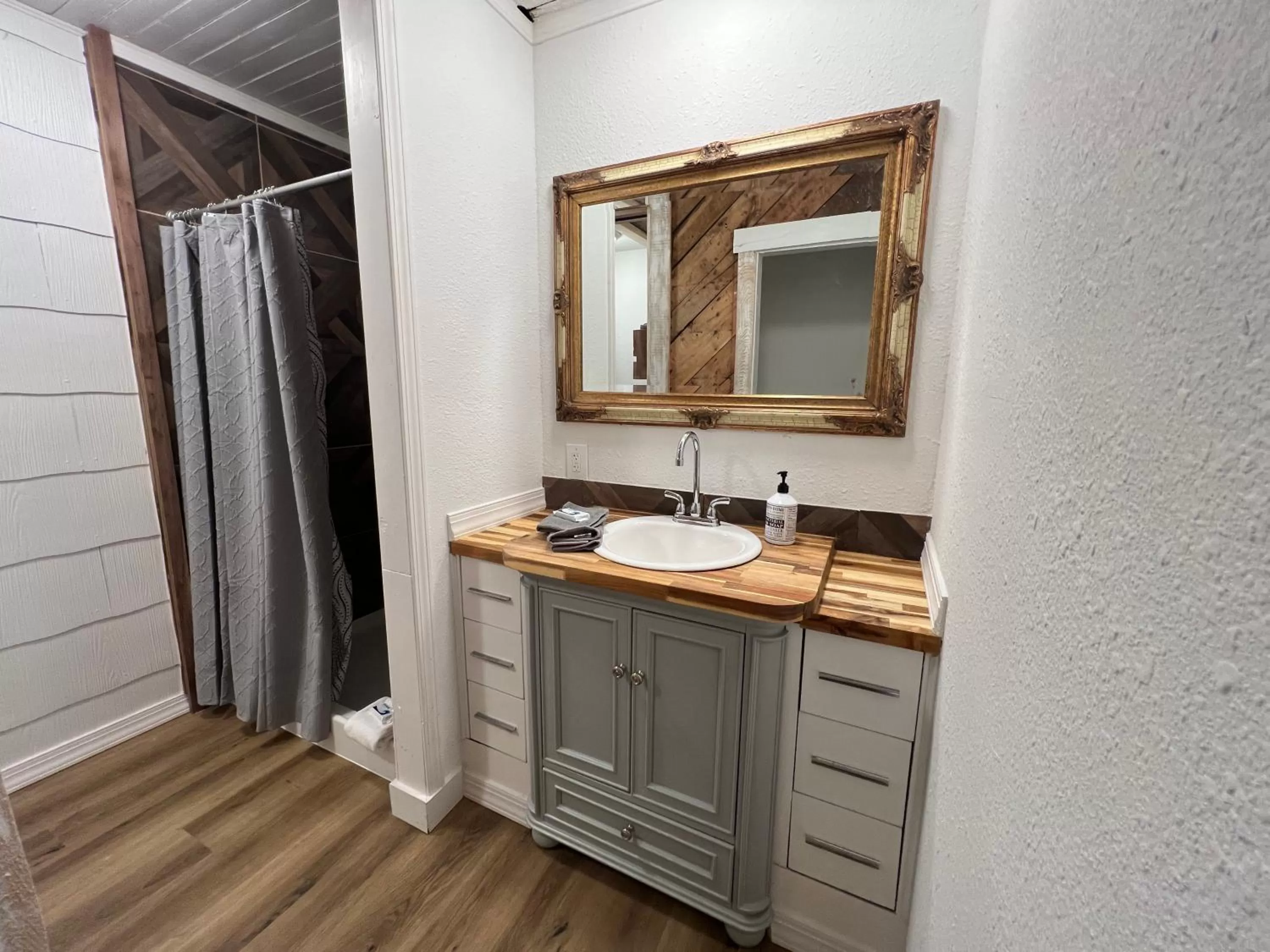 Toilet in Kozy Haven Log Cabin Rentals