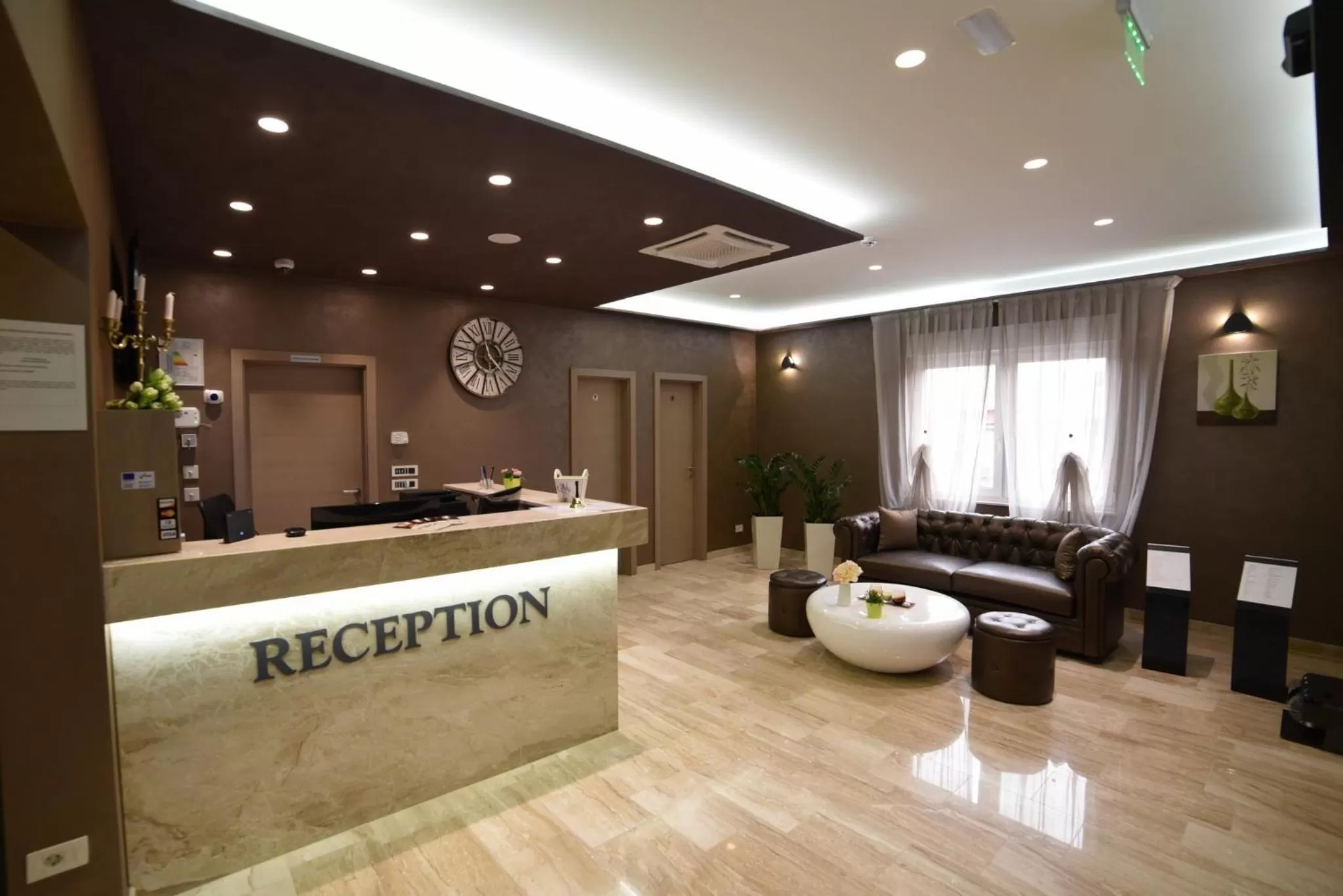 Lobby or reception in Royal Airport Hotel