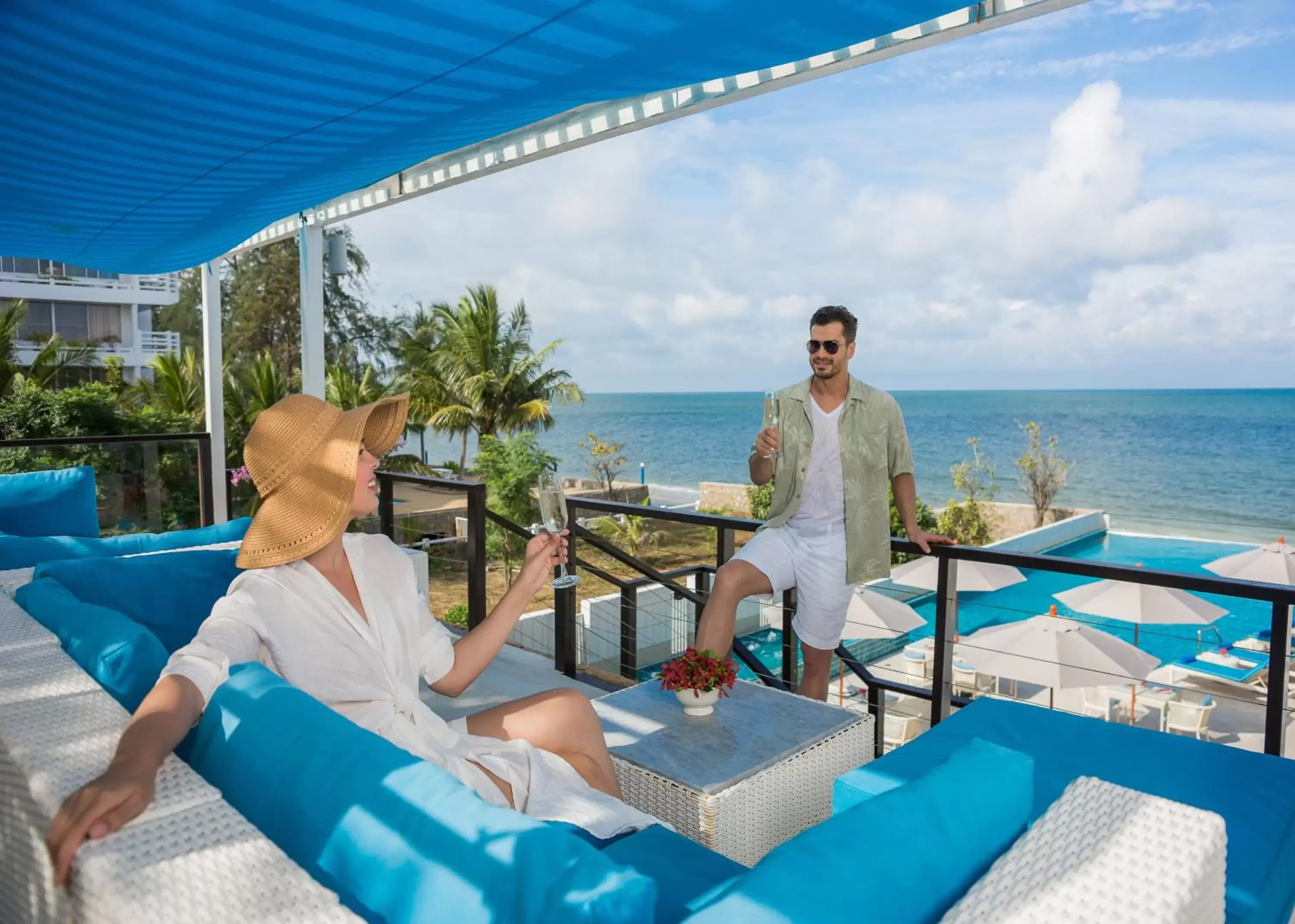 Balcony/Terrace in The Rock Hua Hin Beachfront Spa Resort - SHA Plus