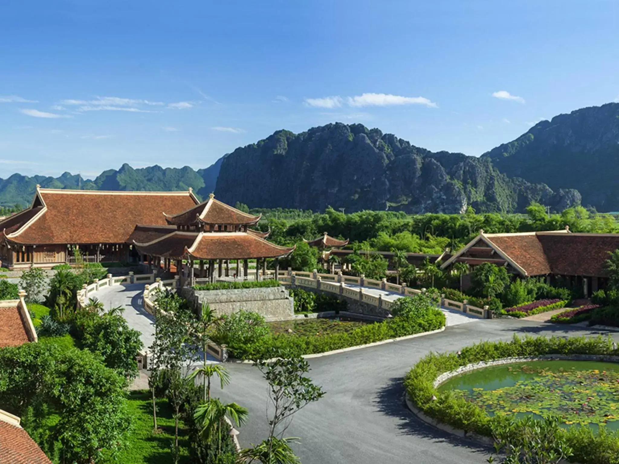 Bird's eye view, Bird's-eye View in Emeralda Resort Ninh Binh