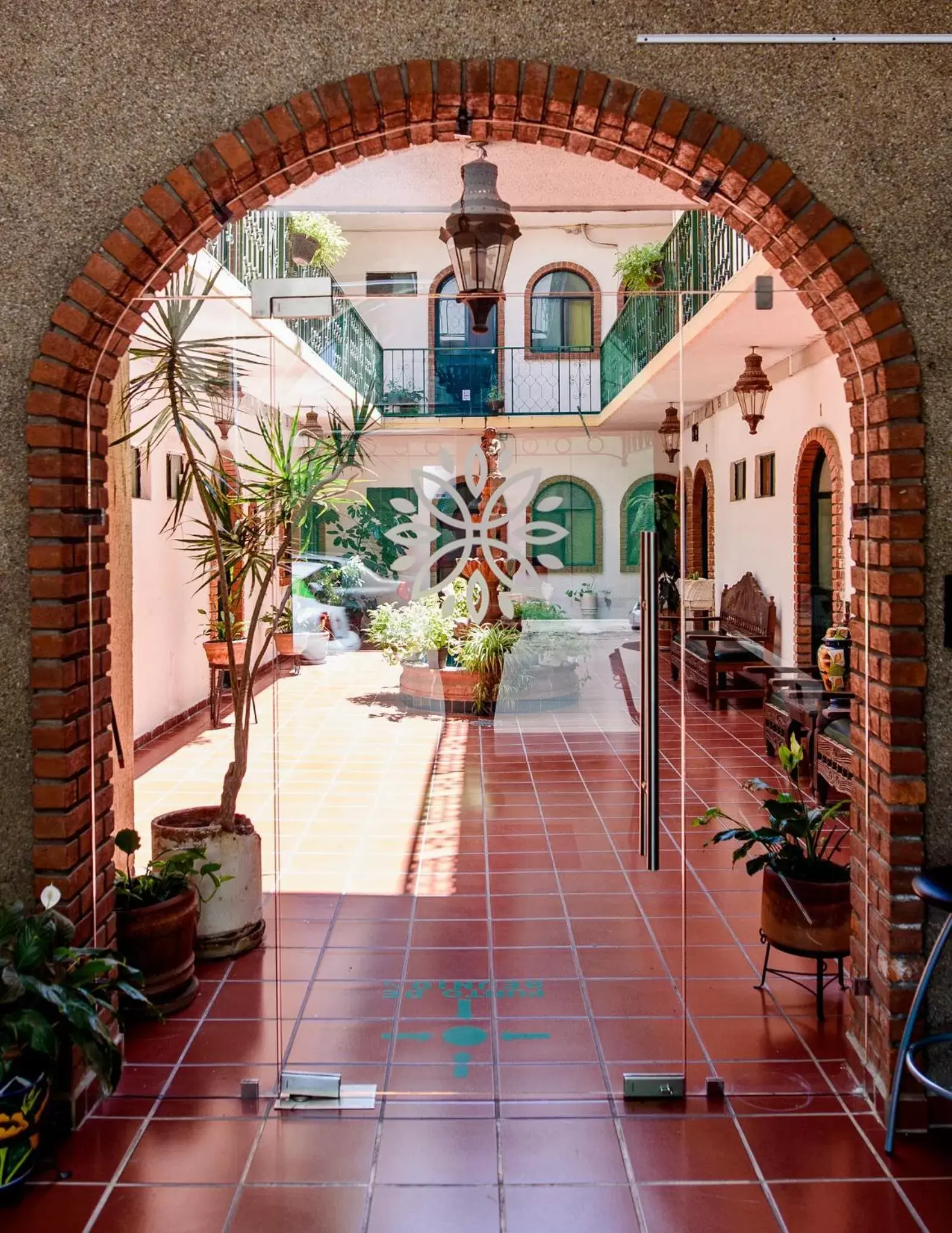 Patio in Hotel María Elena