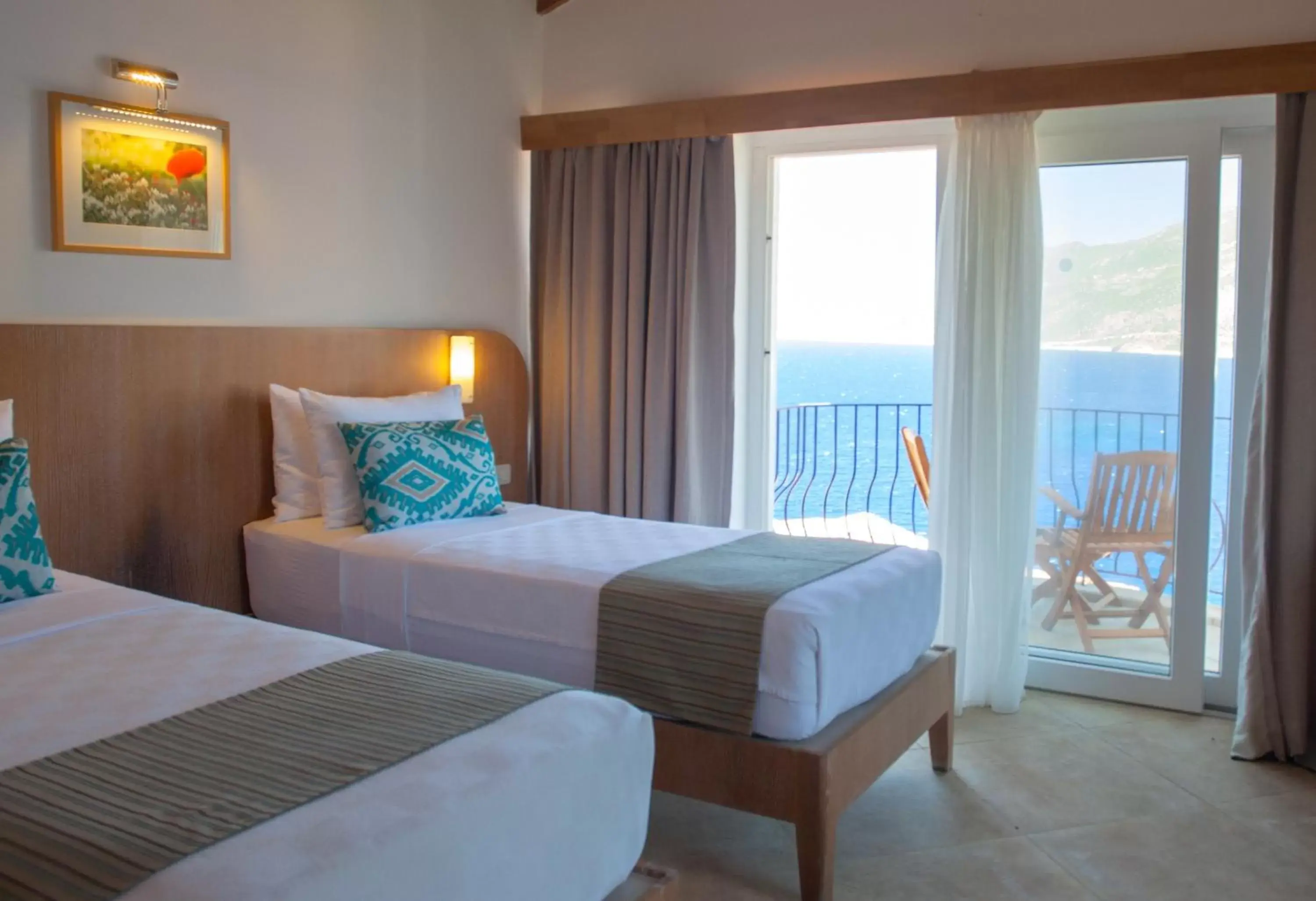 Bed in Mekvin Hotels Deniz Feneri Lighthouse