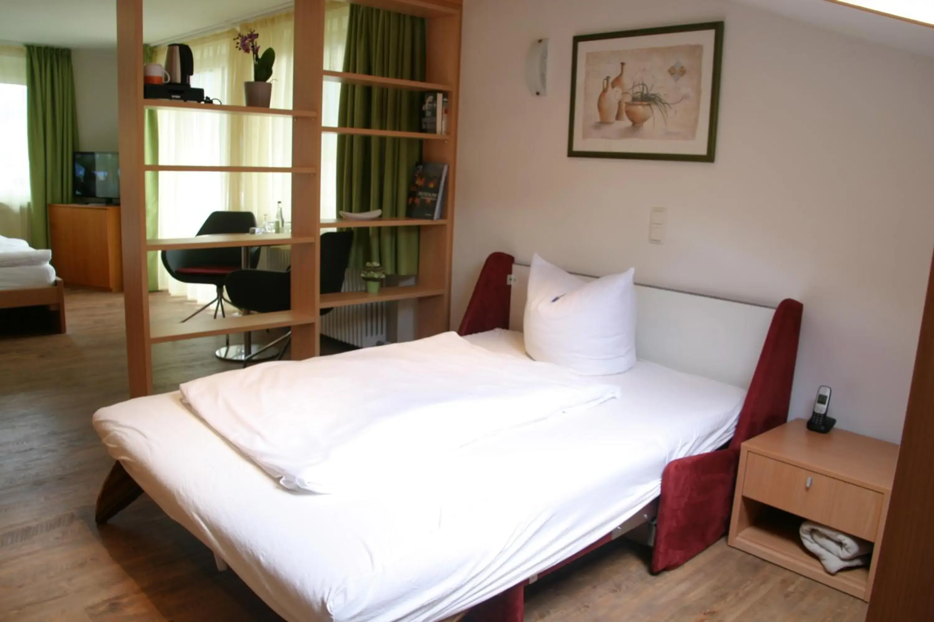 Bed in Hotel-Restaurant Bellevue