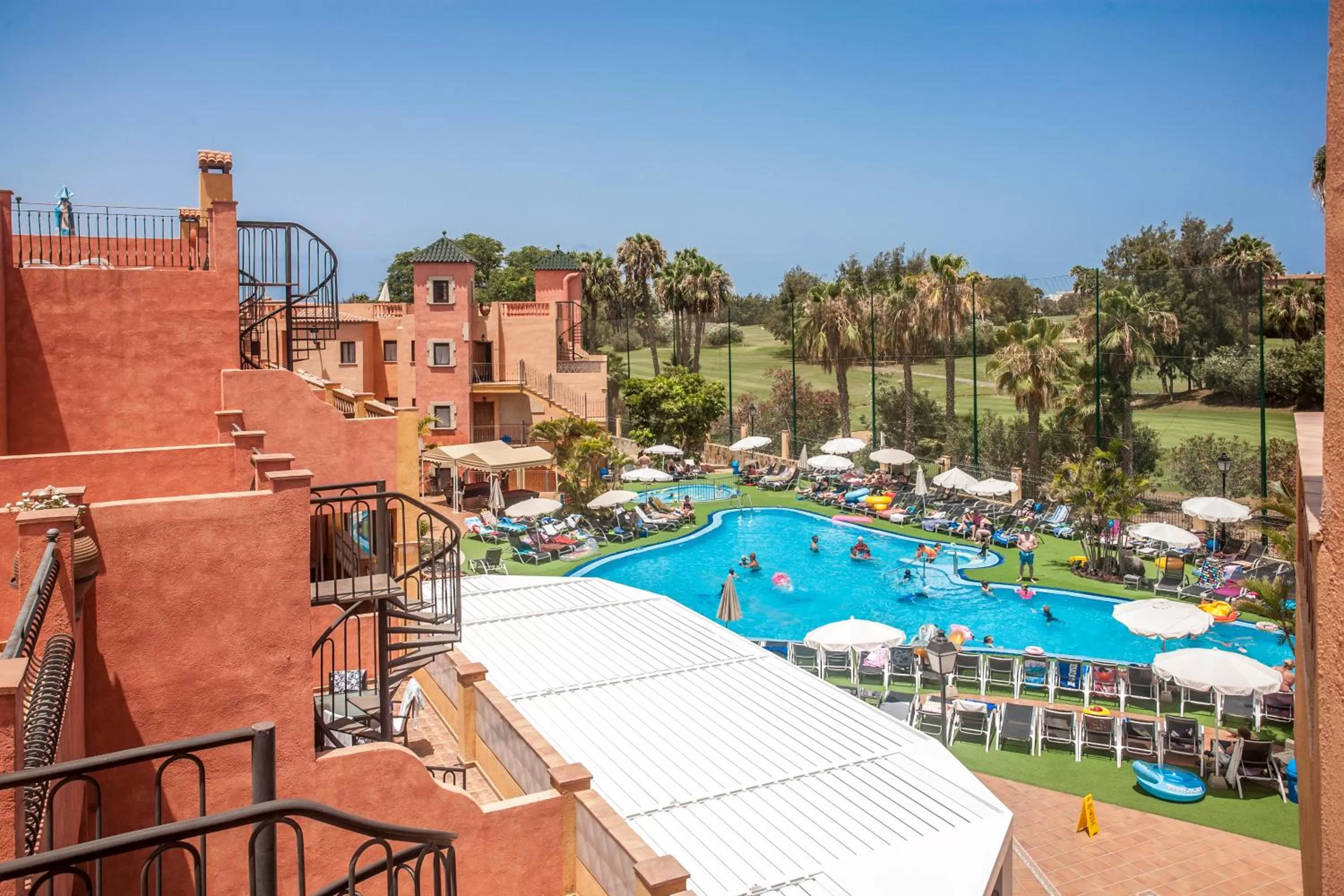 Pool view in Villa Mandi Golf Resort