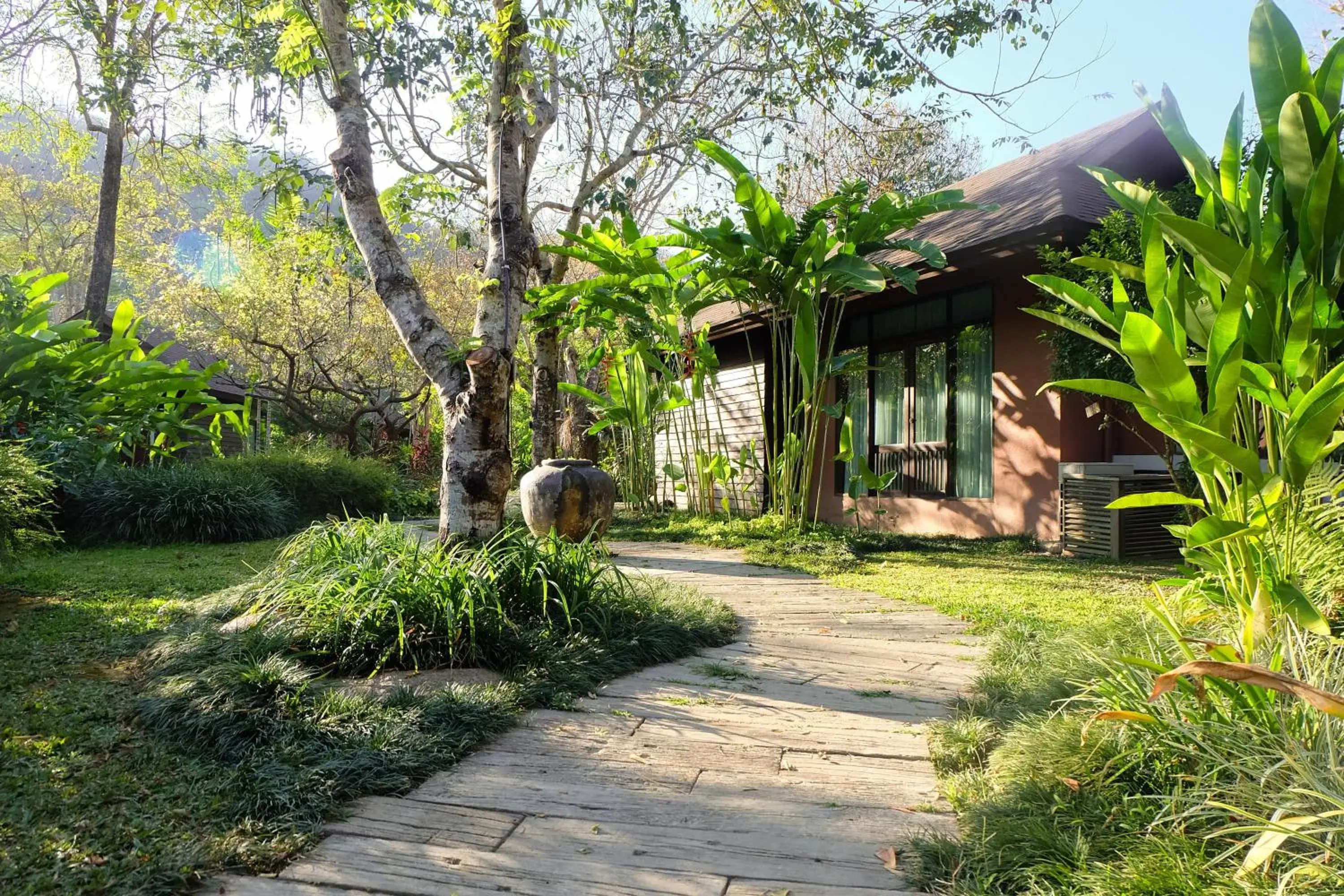Garden, Property Building in Sibsan Resort & Spa Maetaeng SHA