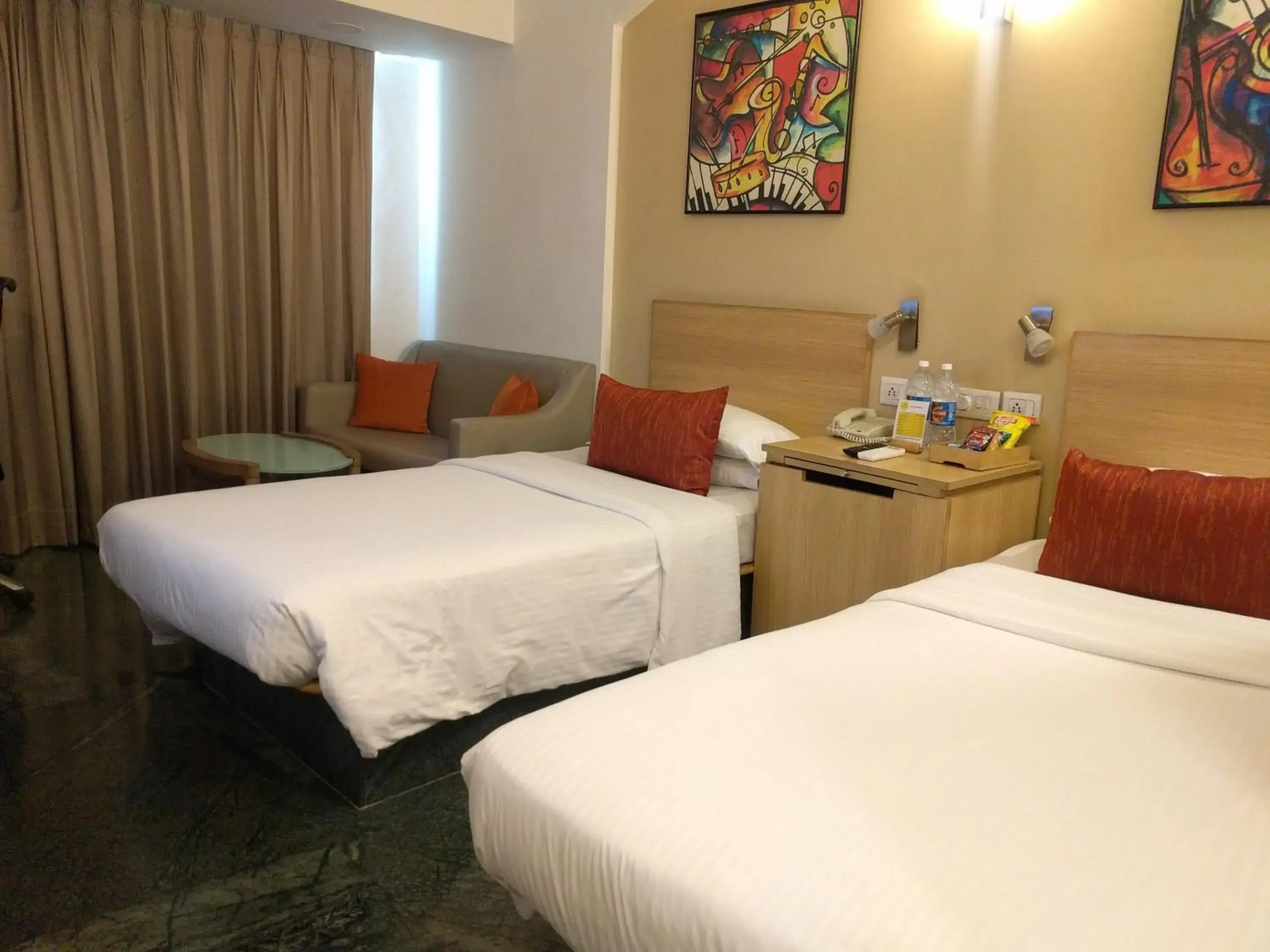 Photo of the whole room, Bed in Lemon Tree Hotel, Udyog Vihar, Gurugram