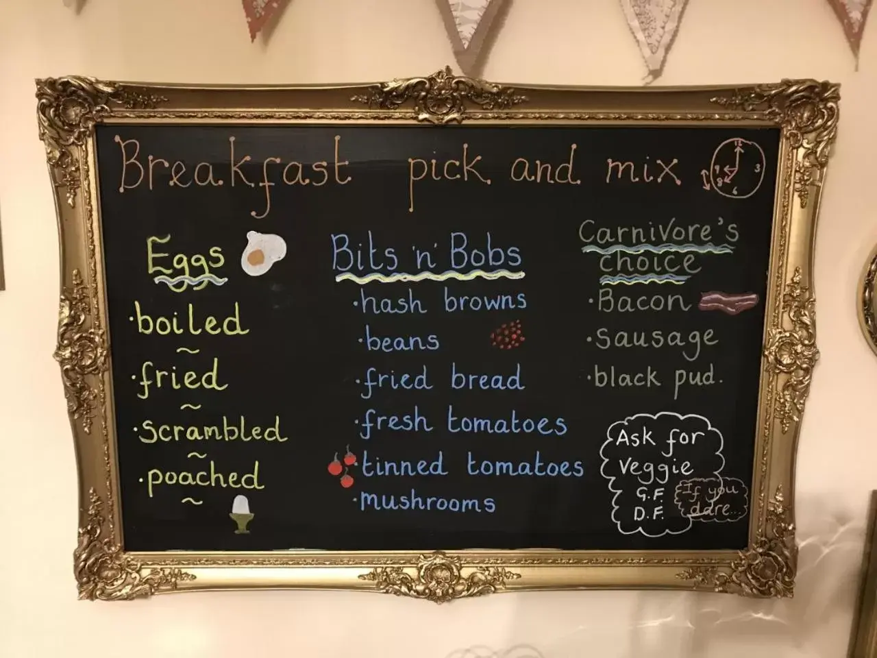 English/Irish breakfast in Craiglands Bed and Breakfast, Grassington