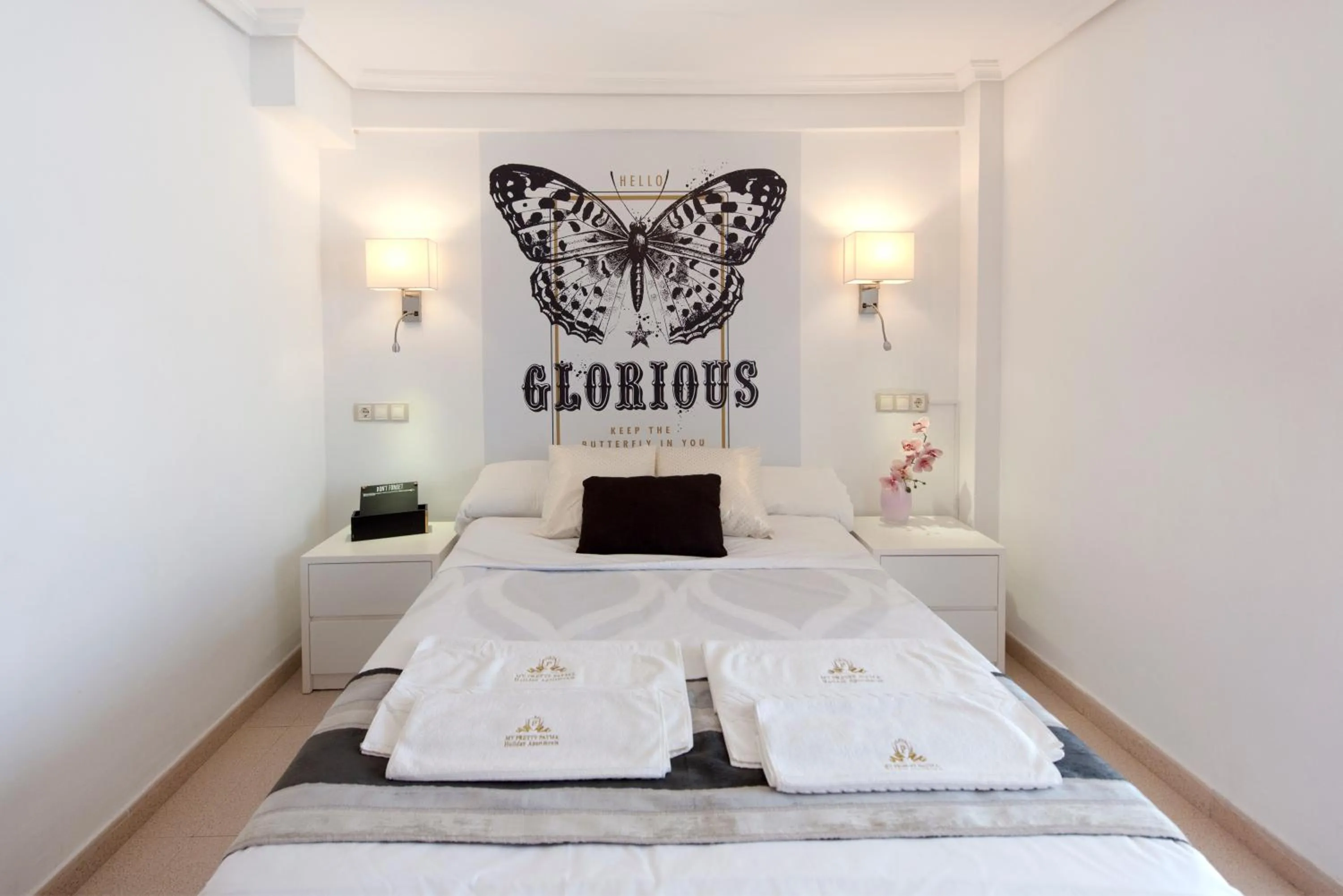 Bed in My Pretty Payma Apartamentos