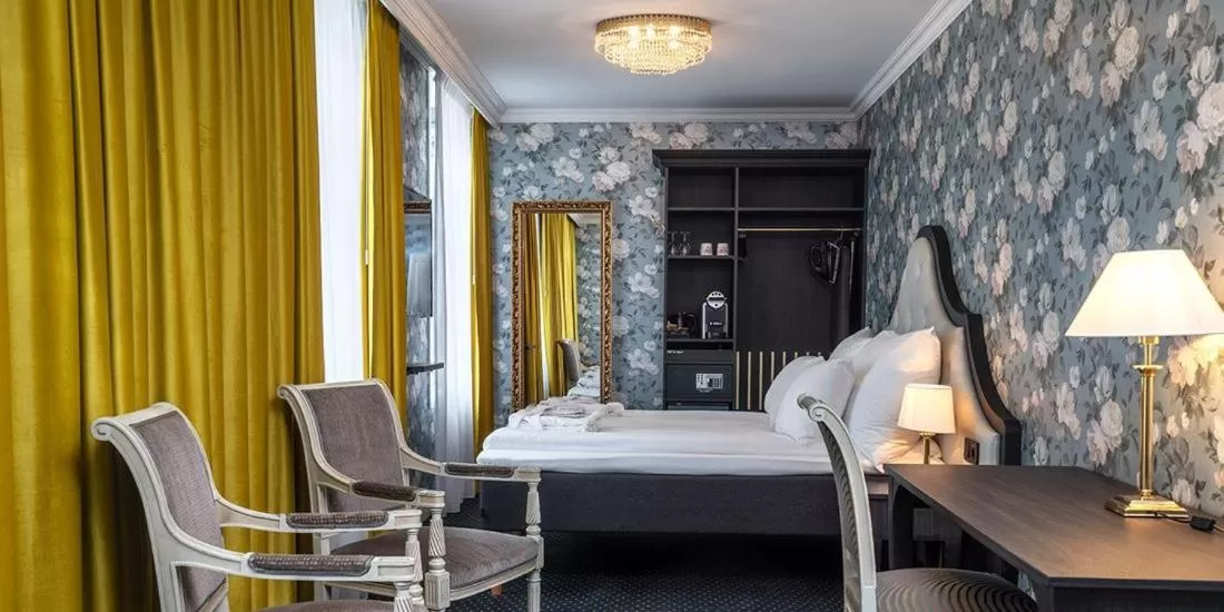 Photo of the whole room, Bed in Thon Hotel Sandven