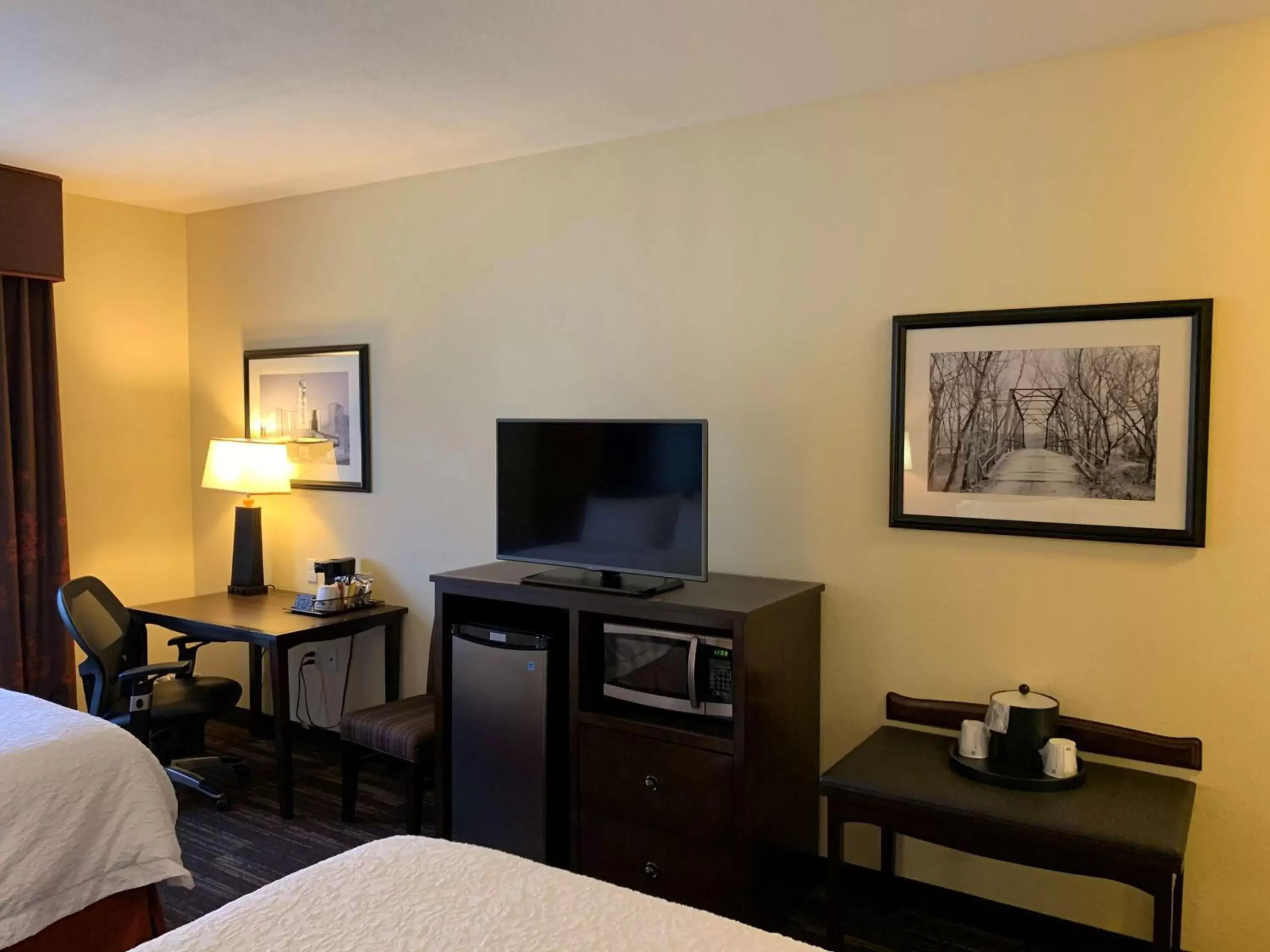 Bedroom, TV/Entertainment Center in Hampton Inn Poplar Bluff