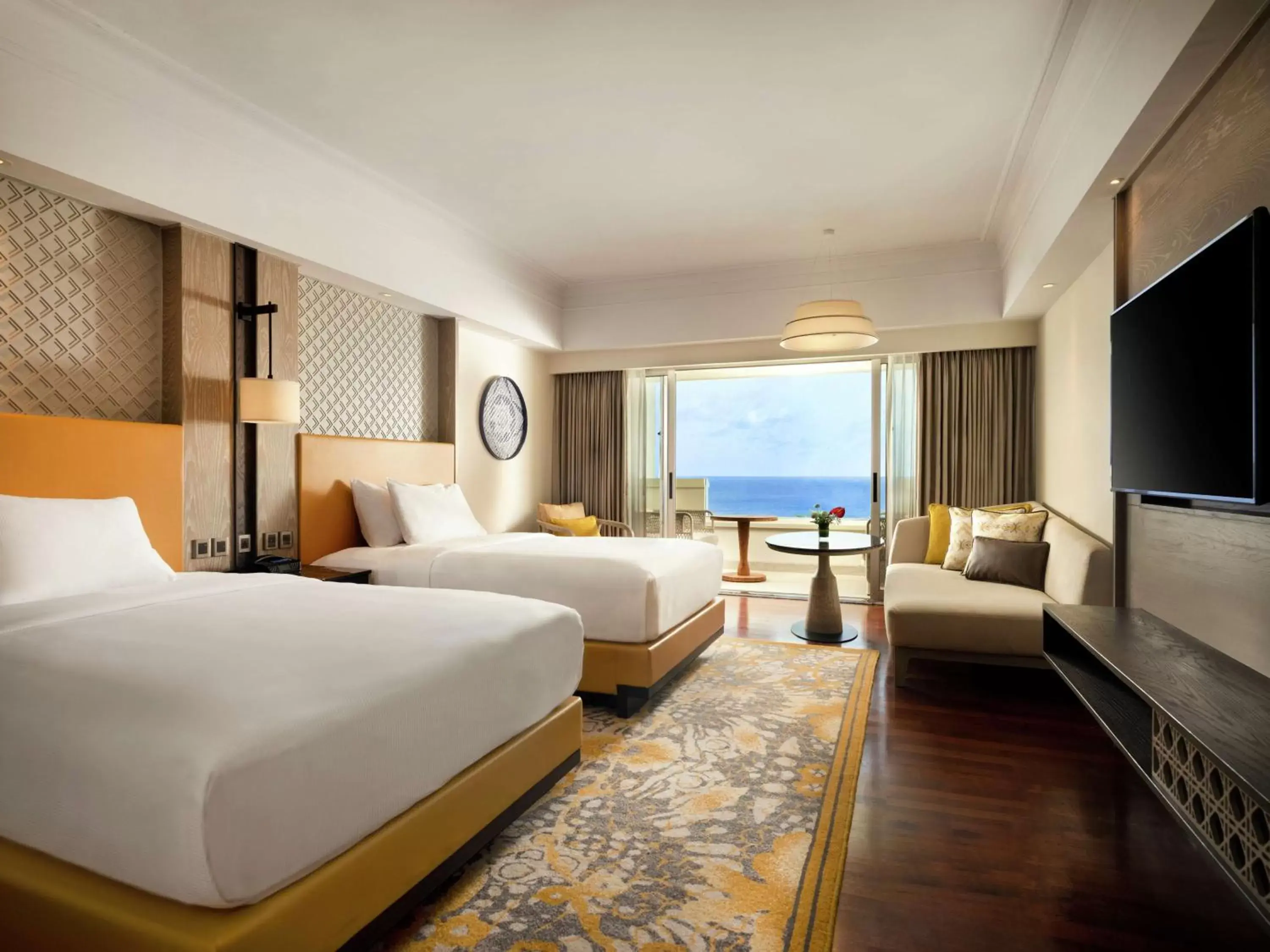 Bed in Hilton Bali Resort