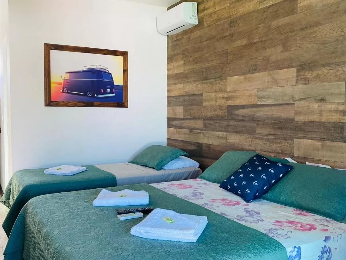 Bed in Pousada Vila de Monaco