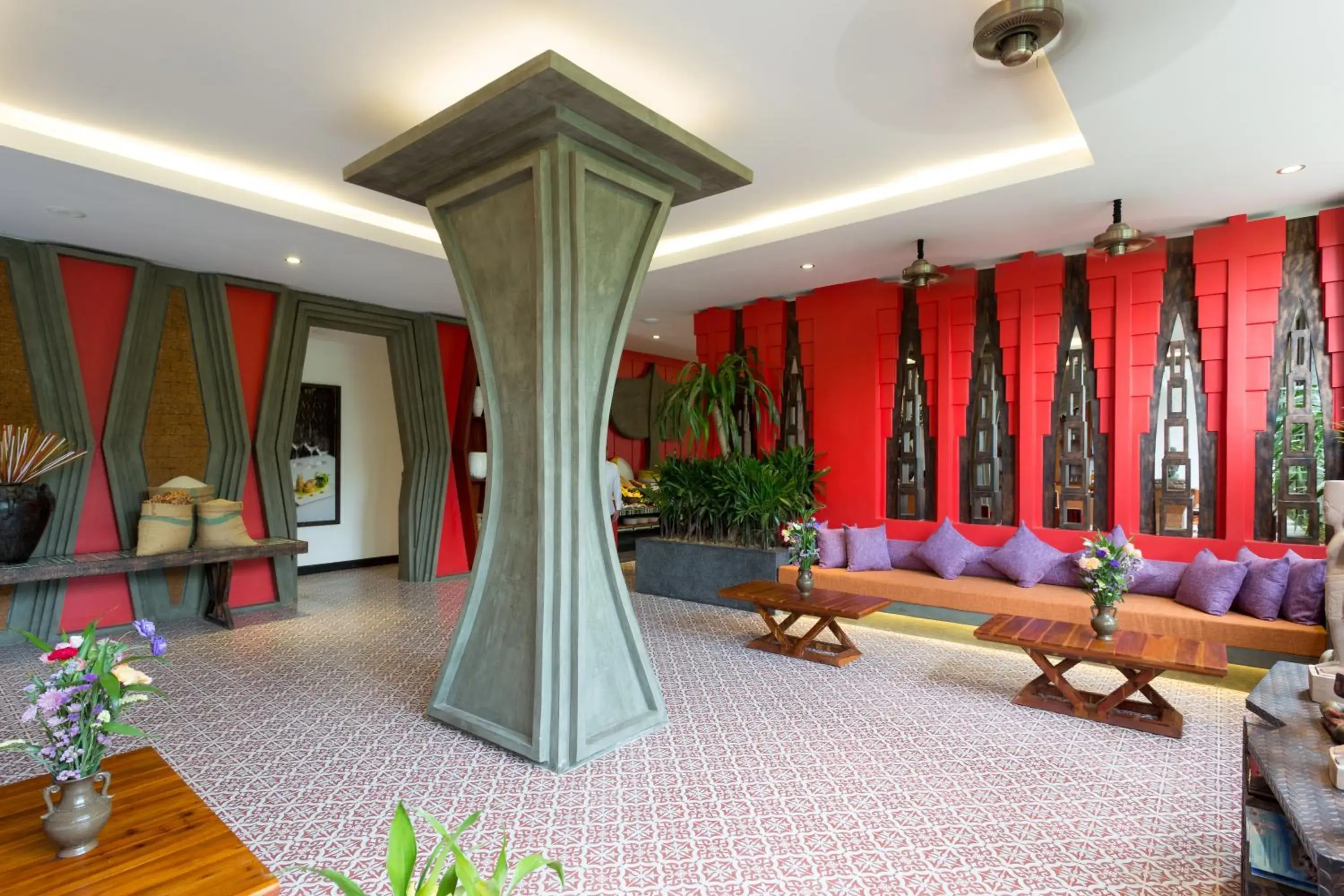 Lobby or reception in Golden Temple Villa