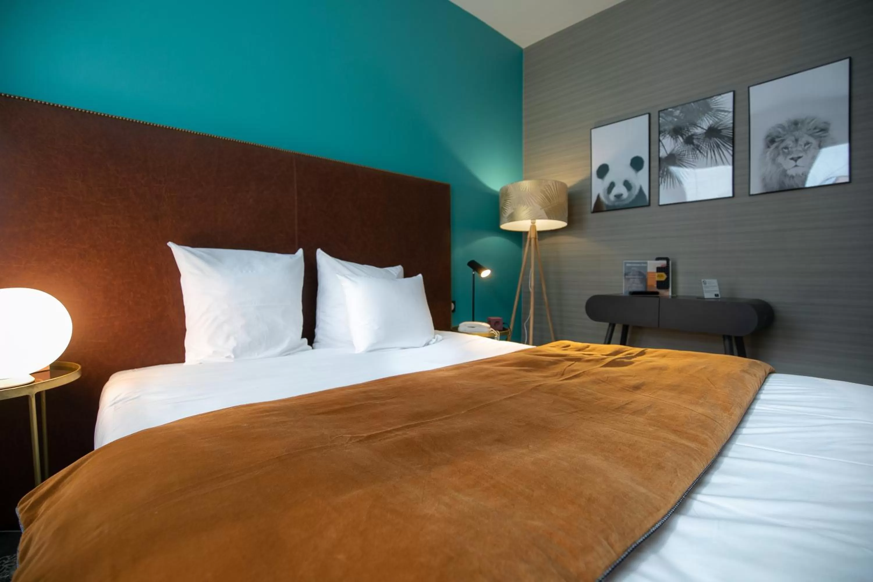 Photo of the whole room, Bed in Hôtel Restaurant Vaillant proche Europapark Rulantica