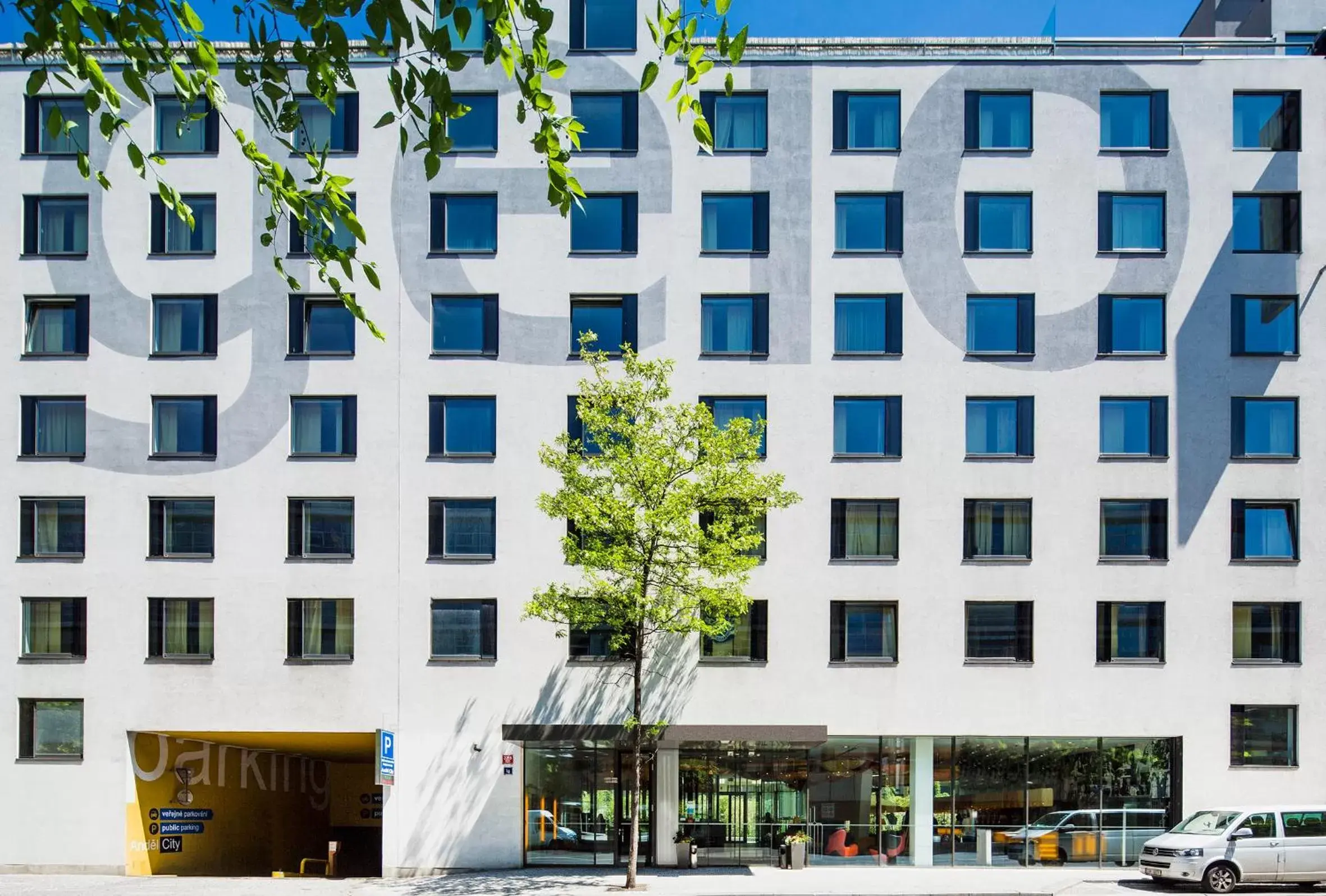 Facade/entrance, Property Building in OREA Hotel Angelo Praha