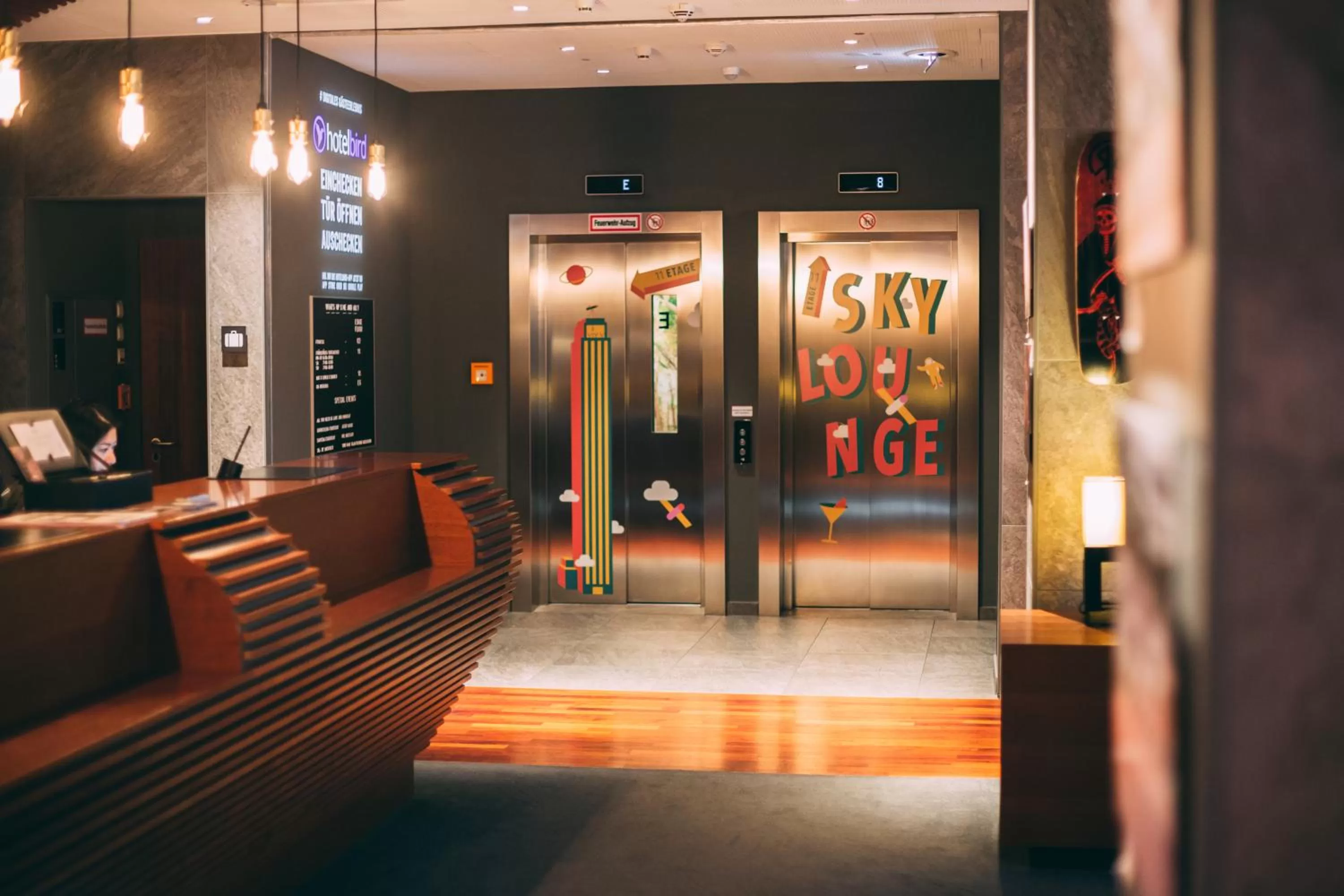 Lobby or reception in Me and All Hotel Dusseldorf, by Hyatt