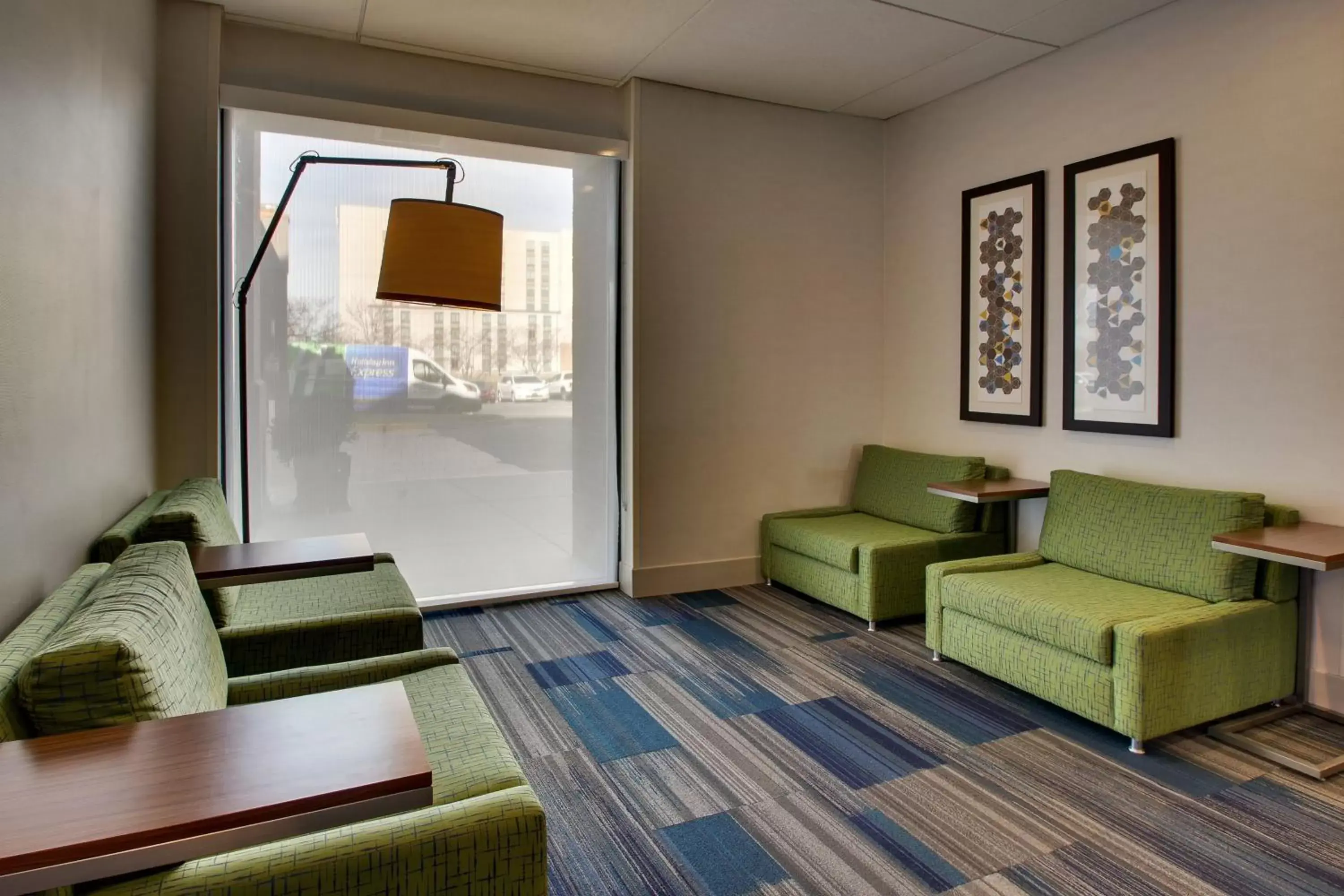 Property building, Seating Area in Holiday Inn Express Baltimore BWI Airport West, an IHG Hotel