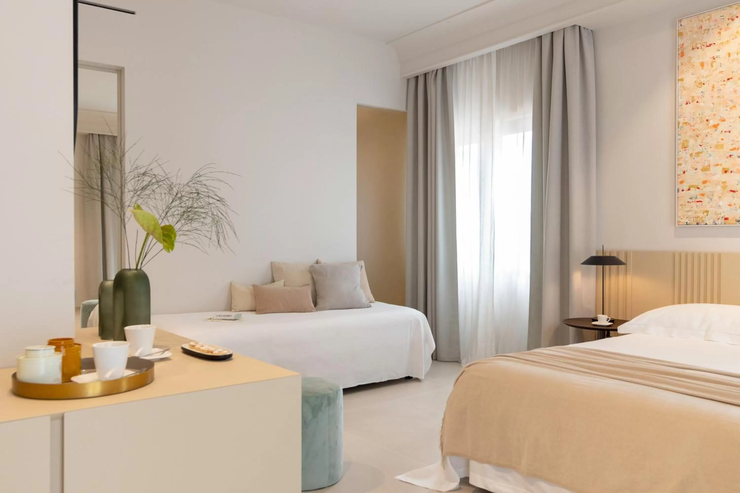 Bed in Taodomus Boutique Hotel