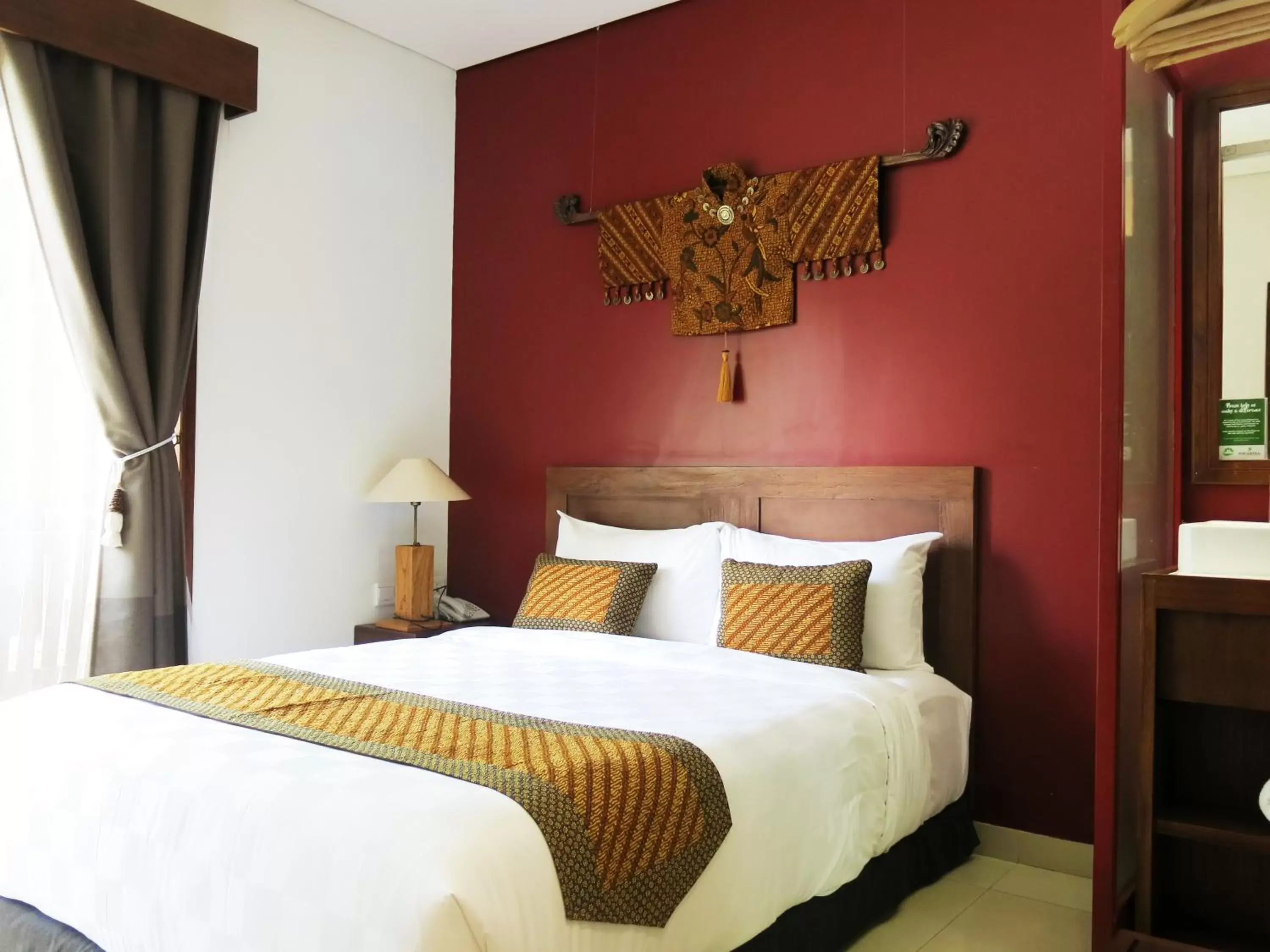 Bedroom, Bed in Hotel Puriartha Ubud - CHSE Certified