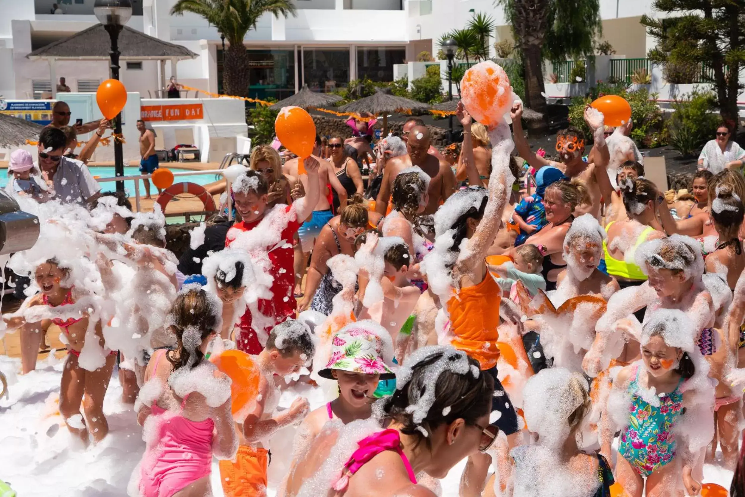 Swimming pool in Apartamentos Galeon Playa Swimming pool in Apartamentos Galeon Playa