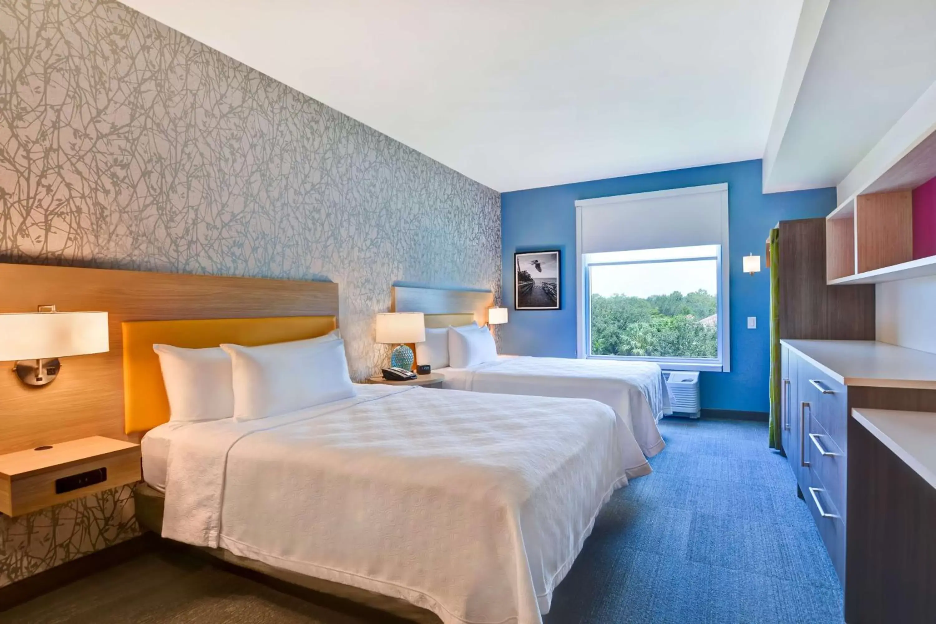 Queen Studio with Two Queen Beds - Mobility/Hearing Accessible - Non-Smoking in Home2 Suites By Hilton Naples I-75 Pine Ridge Road Queen Studio with Two Queen Beds - Mobility/Hearing Accessible - Non-Smoking in Home2 Suites By Hilton Naples I-75 Pine Ridge Road