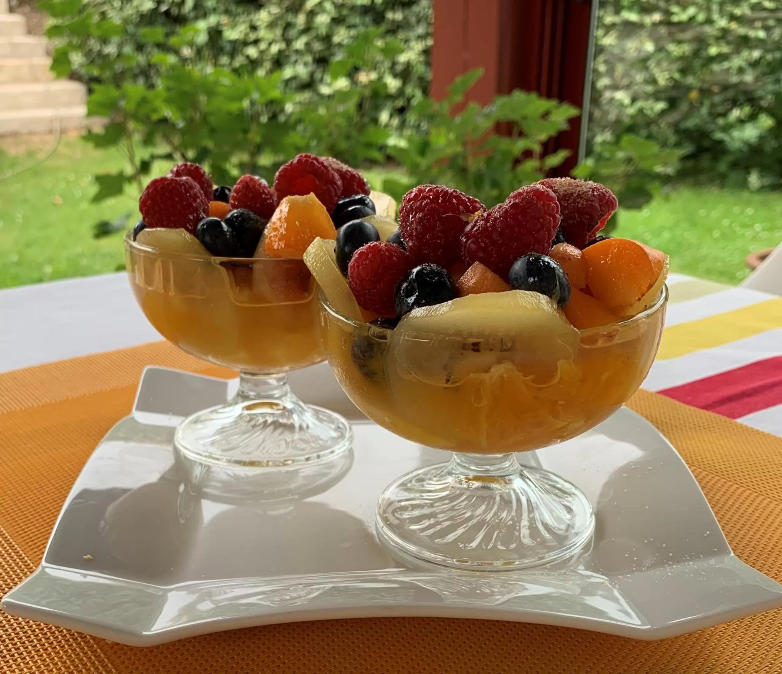 Breakfast in Villa Les Hortensias B&B