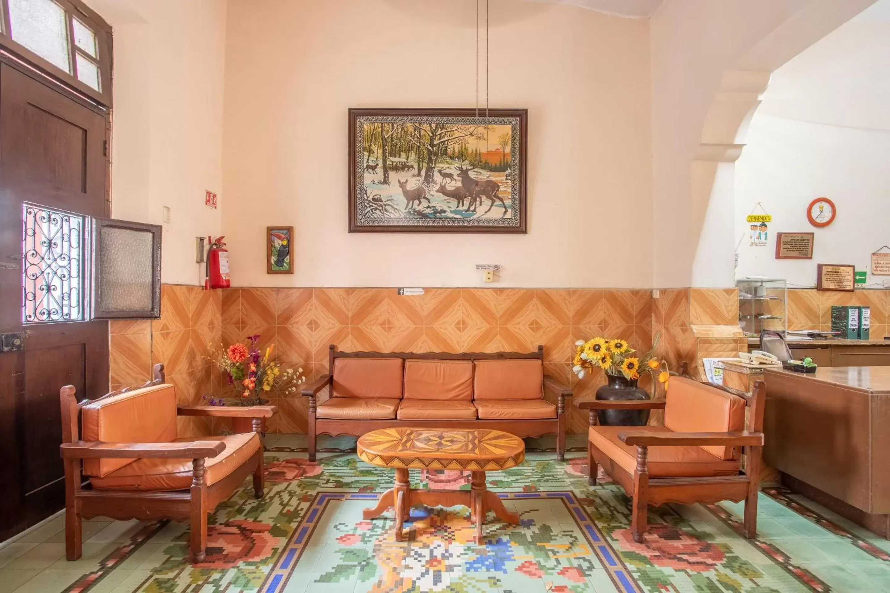 Lobby or reception in Hotel Margarita