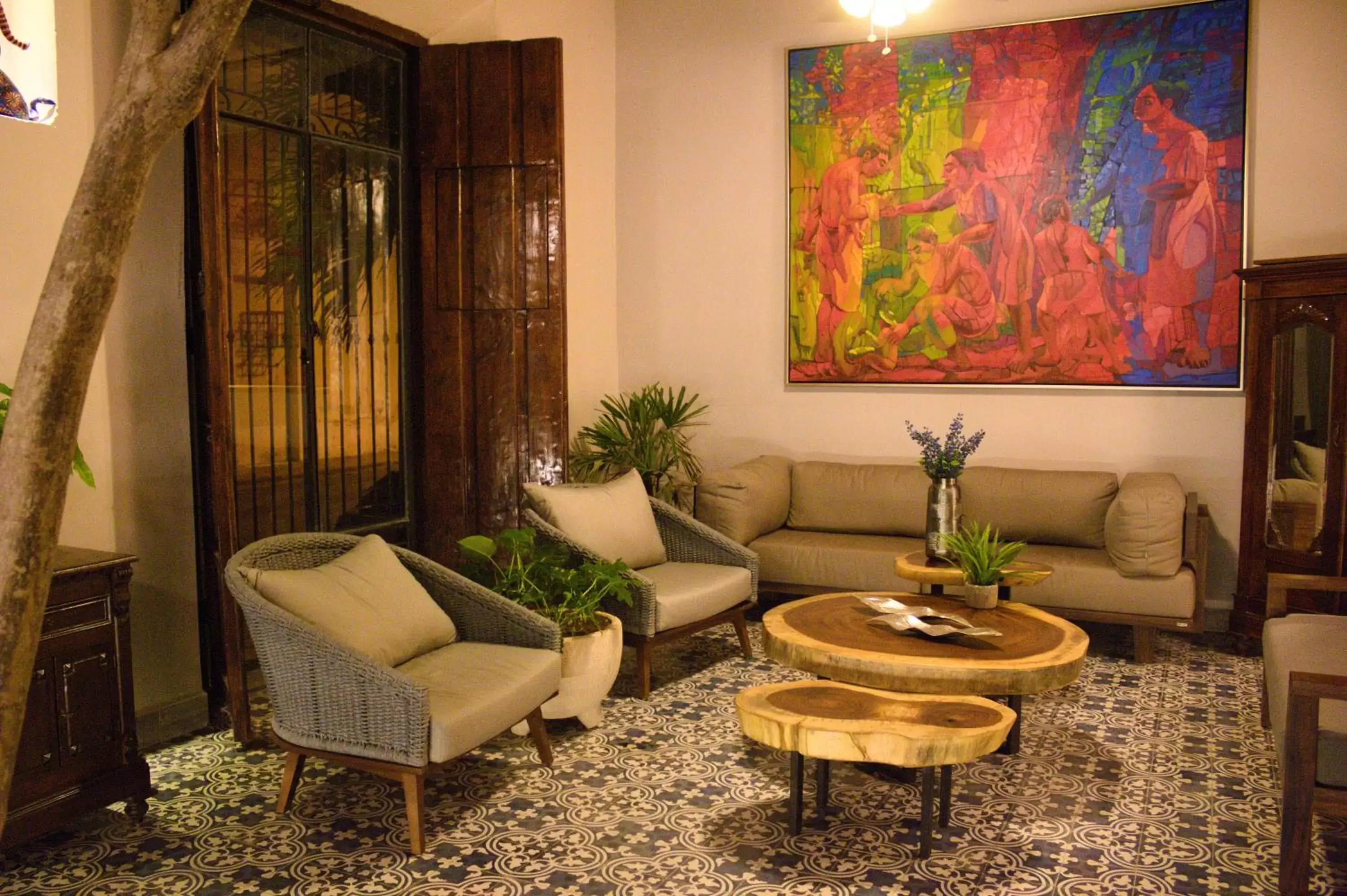 Lobby or reception, Seating Area in Hotel Marionetas