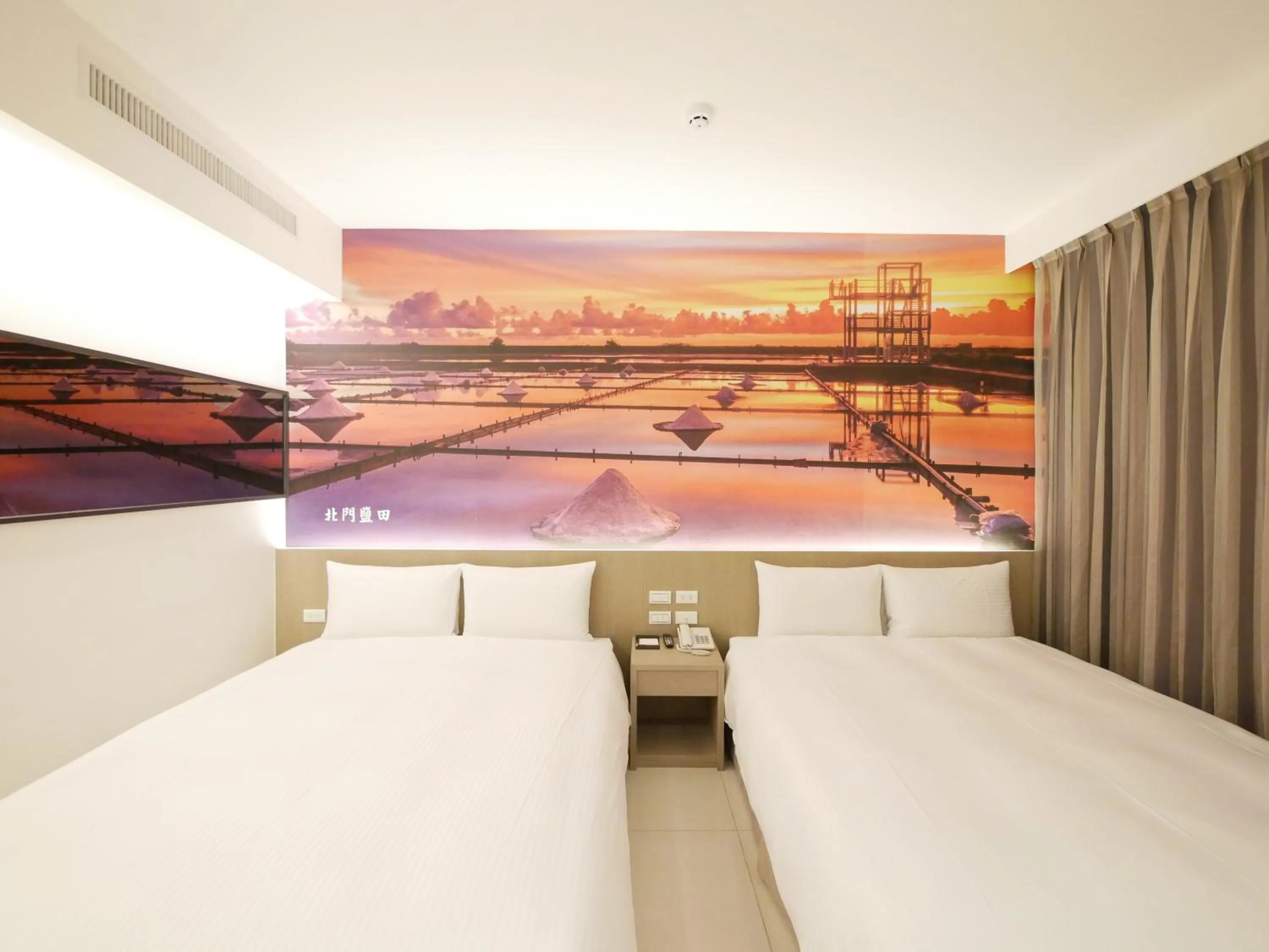 Decorative detail, Bed in Larchotel