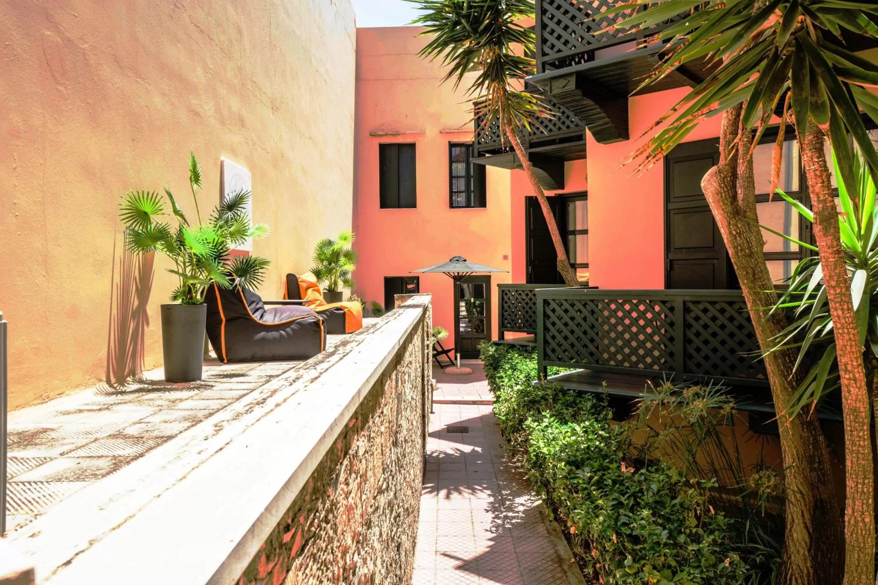 Patio in Ink Hotels House of Europe