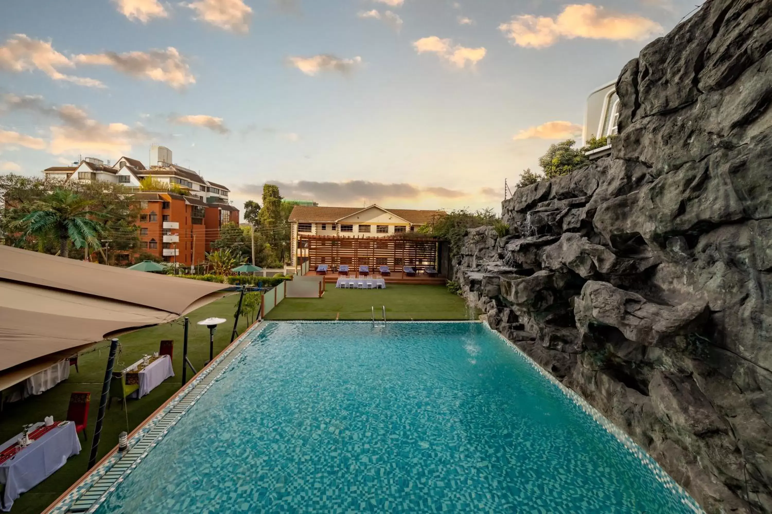 , Swimming Pool in PrideInn Azure Hotel Nairobi Westlands