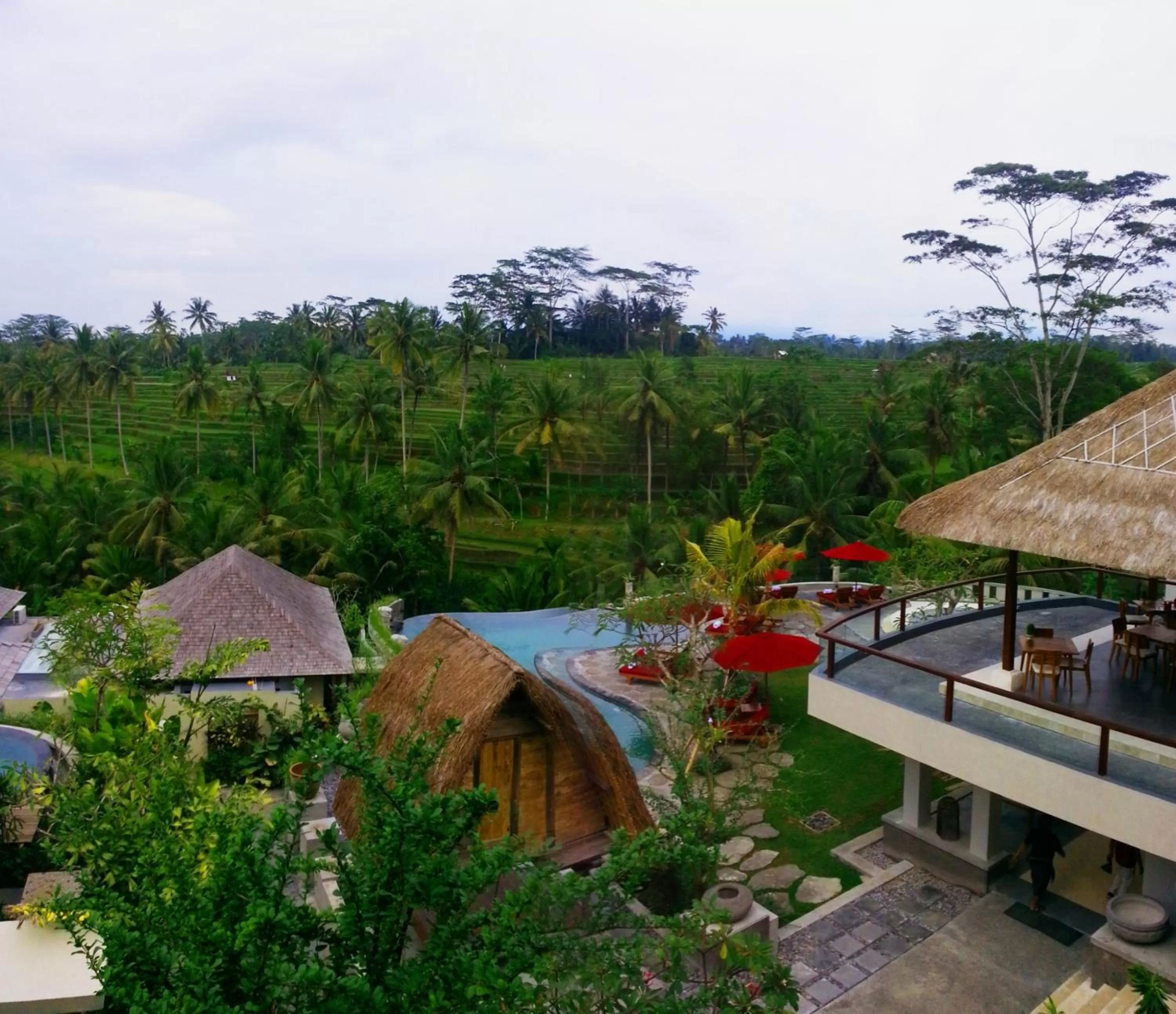 Bird's eye view in Puri Sebali Resort