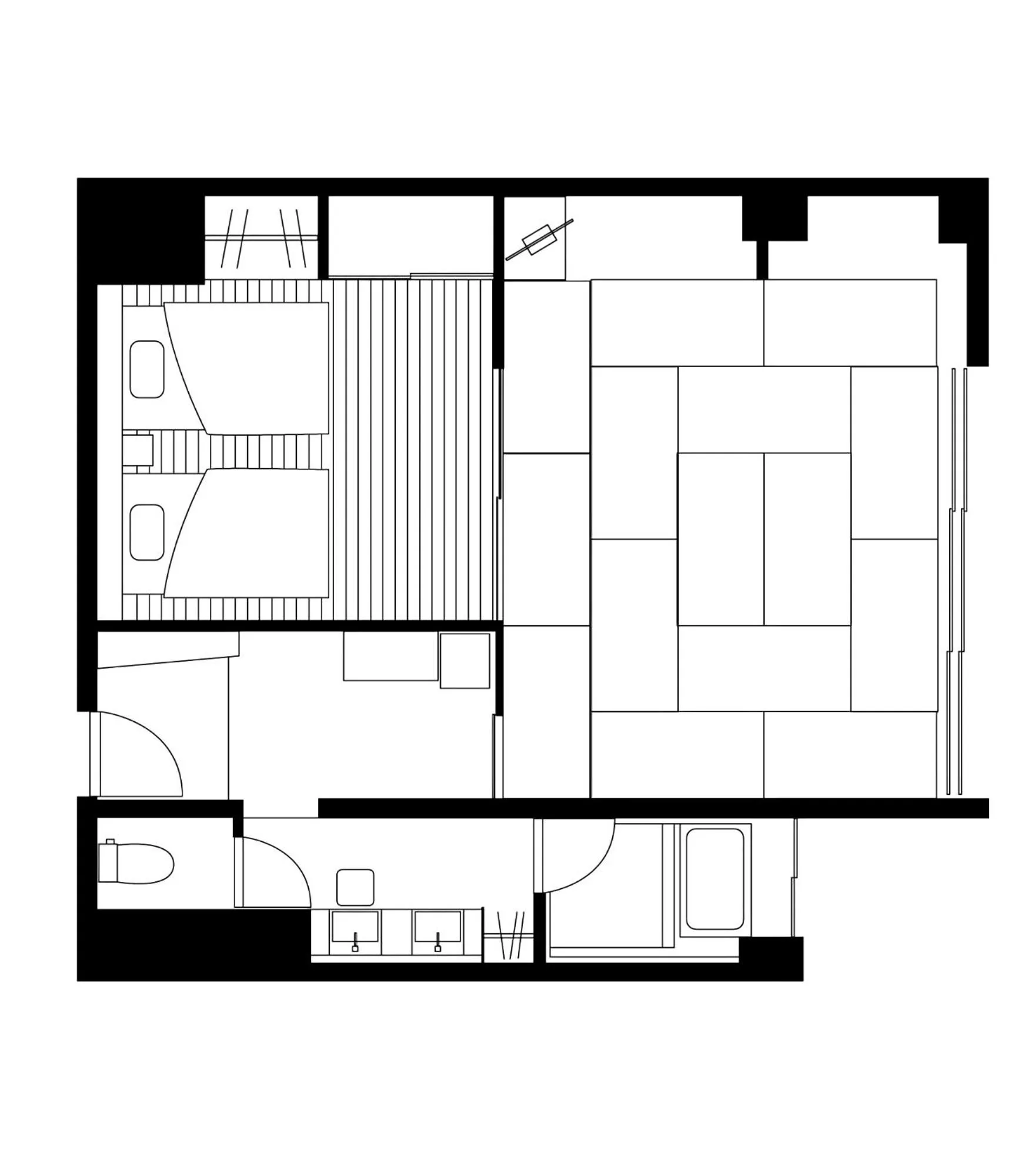 Floor plan in Nasu Onsen Sanraku